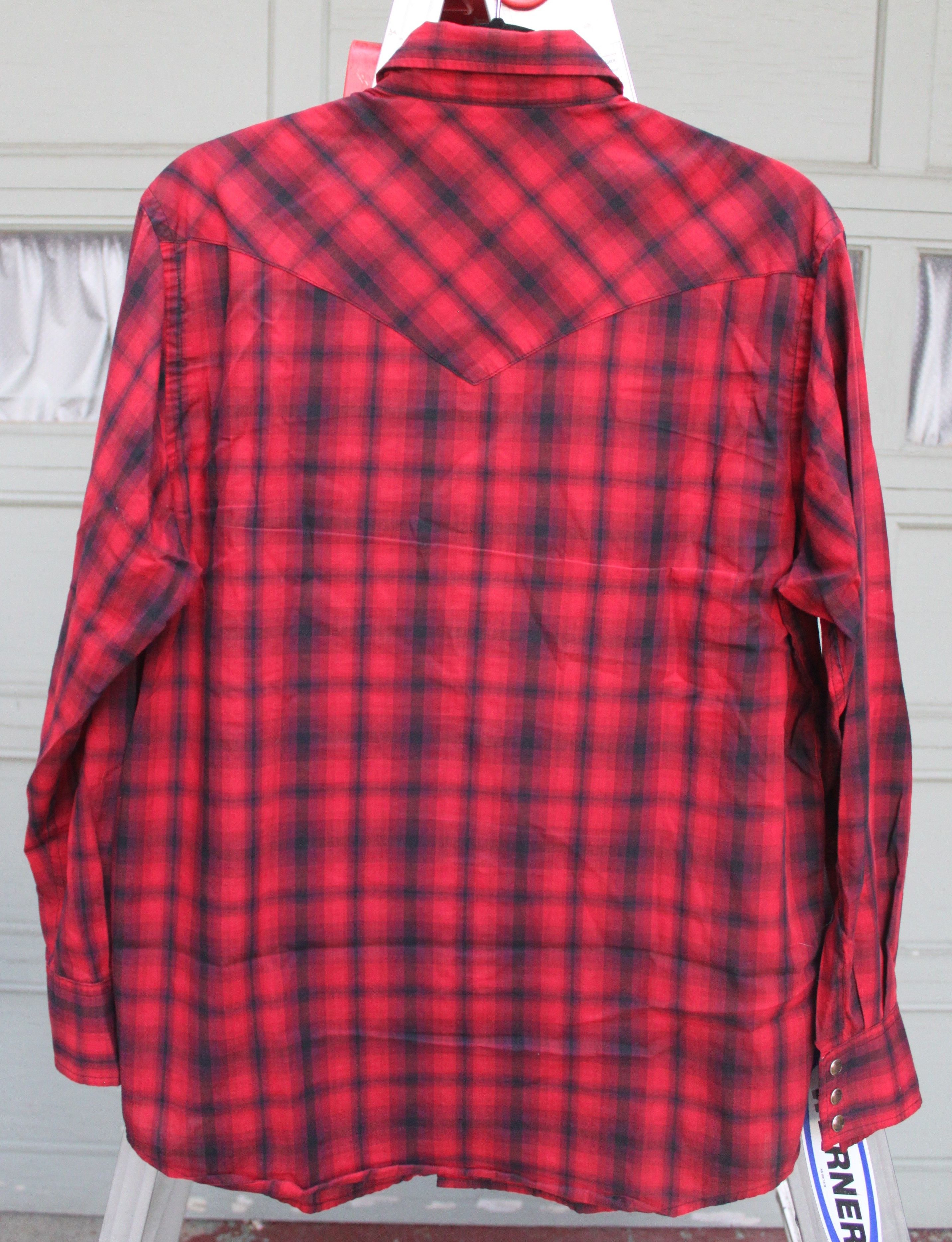 Pendleton Pendleton Men's Pearl Snap Red Plaid Western Frontier Shirt Size US S / EU 44-46 / 1 - 2 Thumbnail