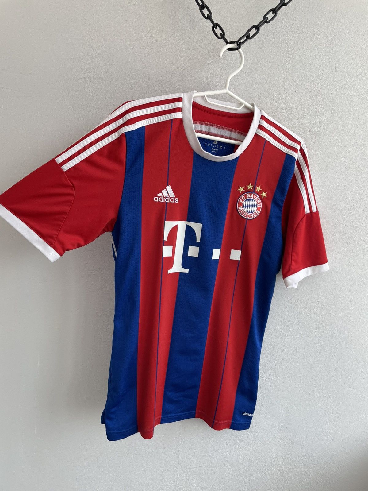 Adidas Bayern Munchen FC 2014 2015 Home Footbal Soccer Jersey Shirt Size US M / EU 48-50 / 2 - 3 Thumbnail