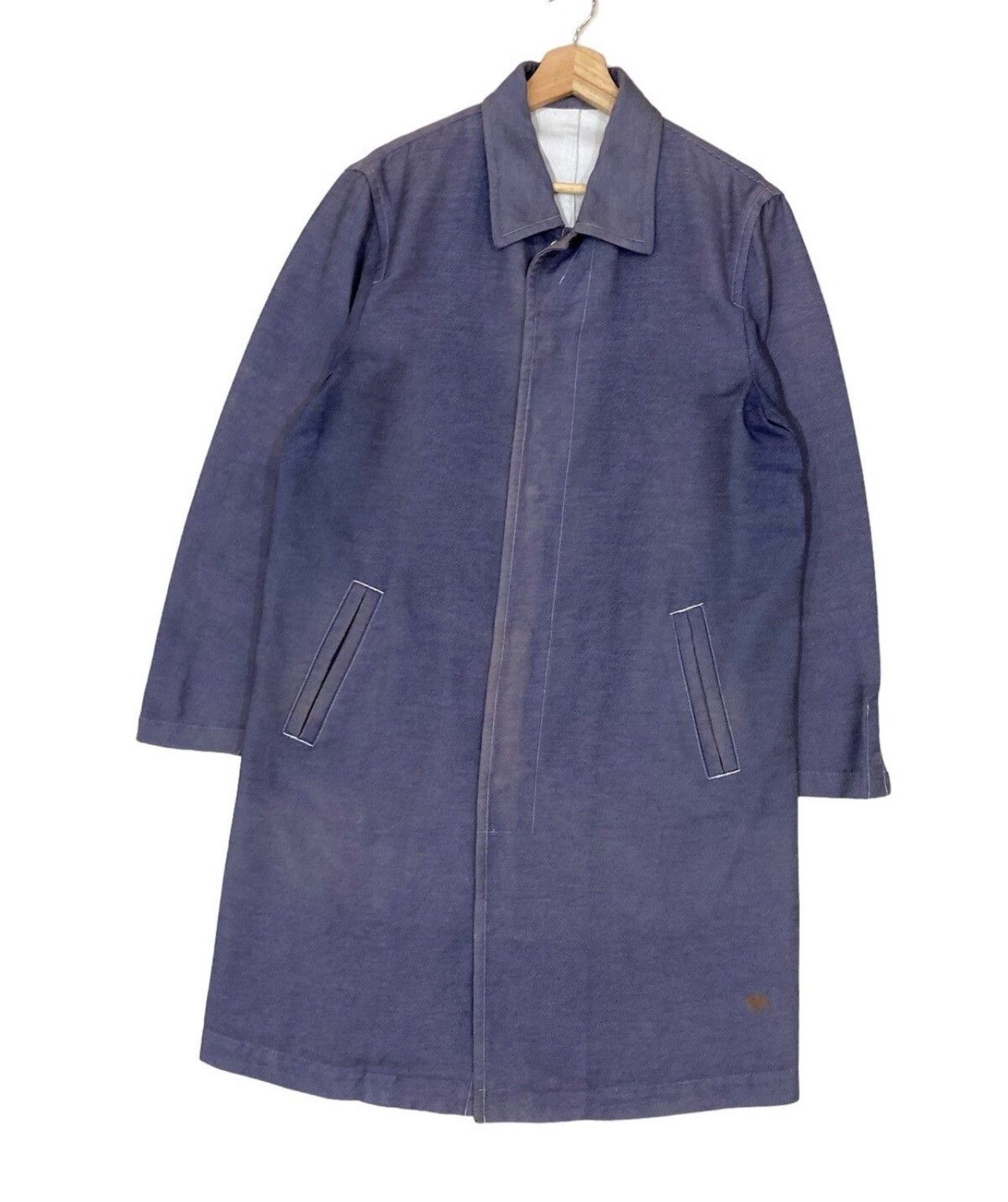 Comme des Garcons Homme 🔥AW2000 Comme des Garcons Homme Snap Button Overcoat Size US S / EU 44-46 / 1 - 5 Thumbnail