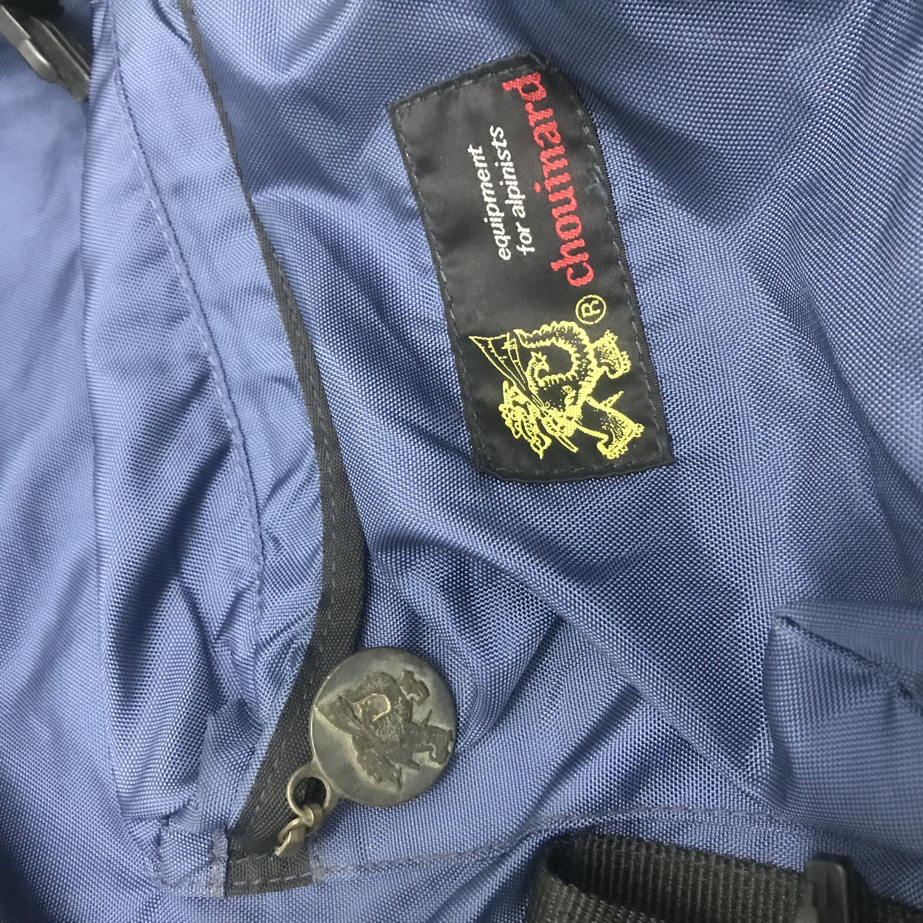 Patagonia × Vintage Vintage 80s 90s Chouinard Dragon Blue Black Backpack Bag Size ONE SIZE - 8 Thumbnail