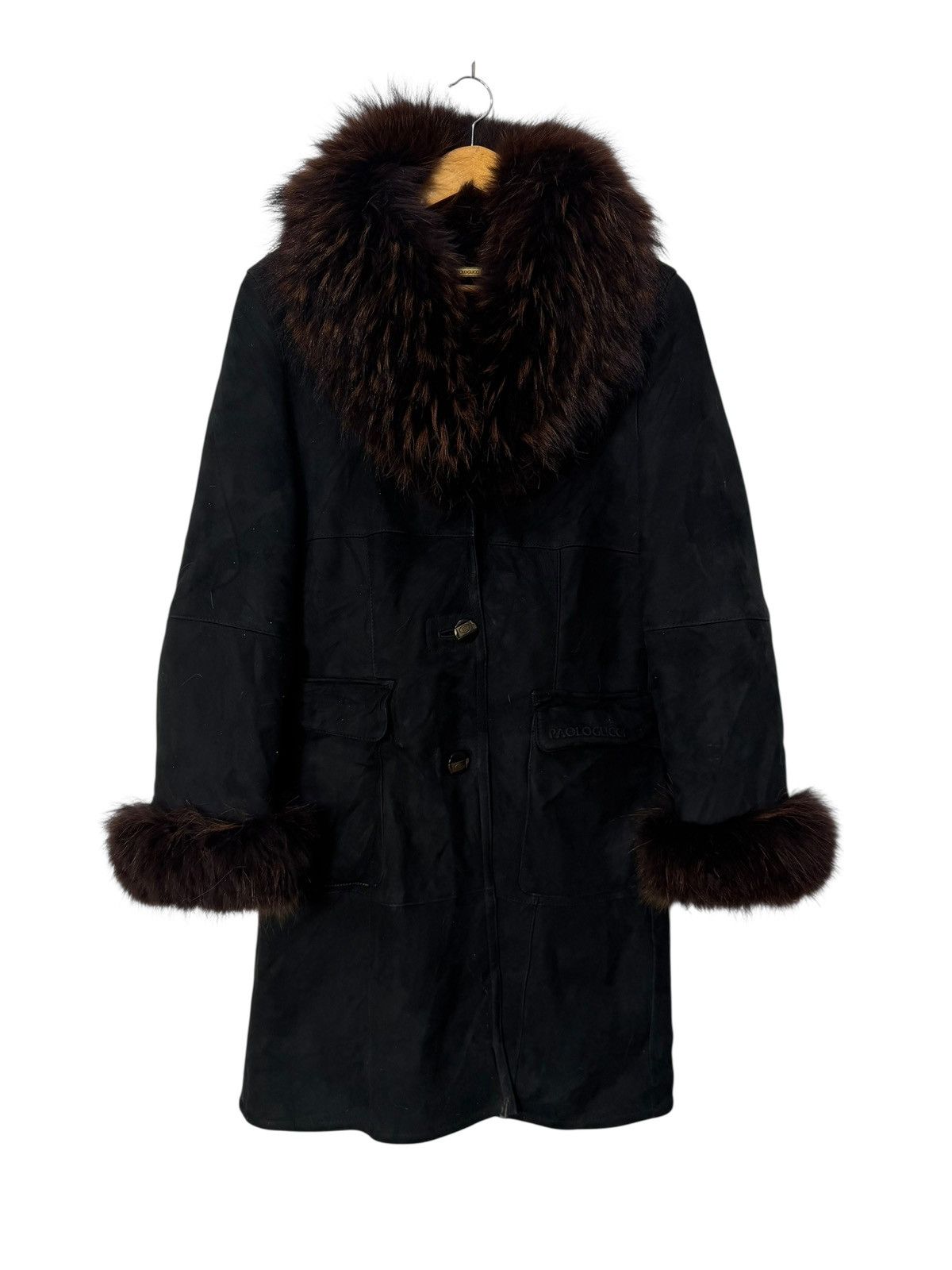 Paolo Gucci Fur Sheep lamb skin longcoat luxury