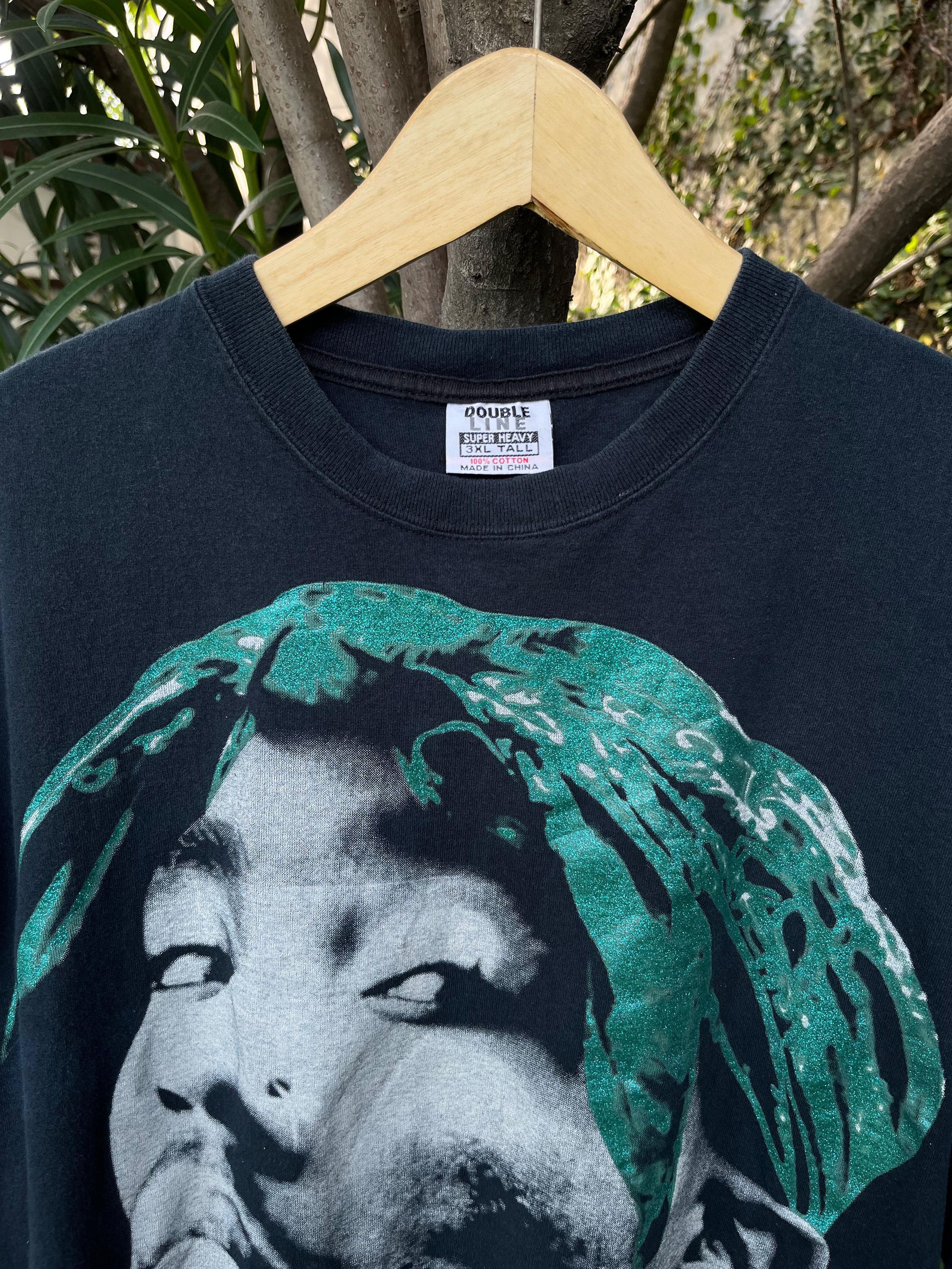 Band Tees × Rap Tees × Vintage Vintage 90's Tupac Shakur Thug Life Tshirt Size US XXL / EU 58 / 5 - 5 Thumbnail