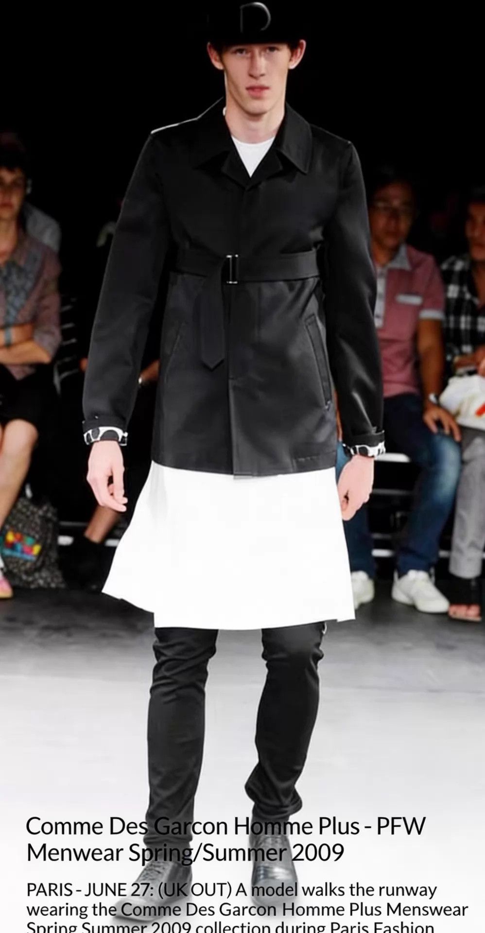 Comme des Garcons CDG 2009ss Homme+ Black Polka Dot Lining Jacket SS Size US XS / EU 42 / 0 - 3 Thumbnail