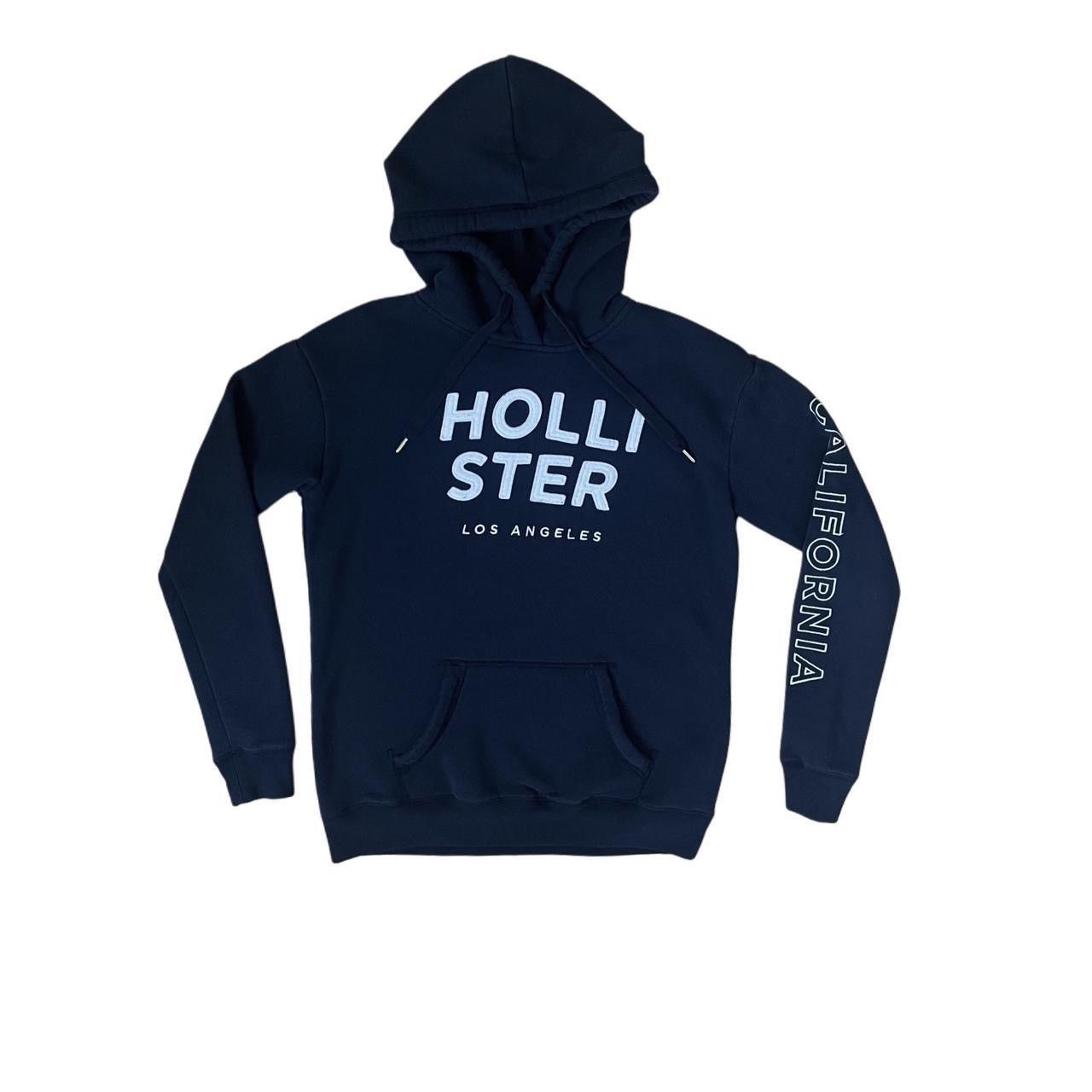 Hollister navy blue hollister hoodie Grailed