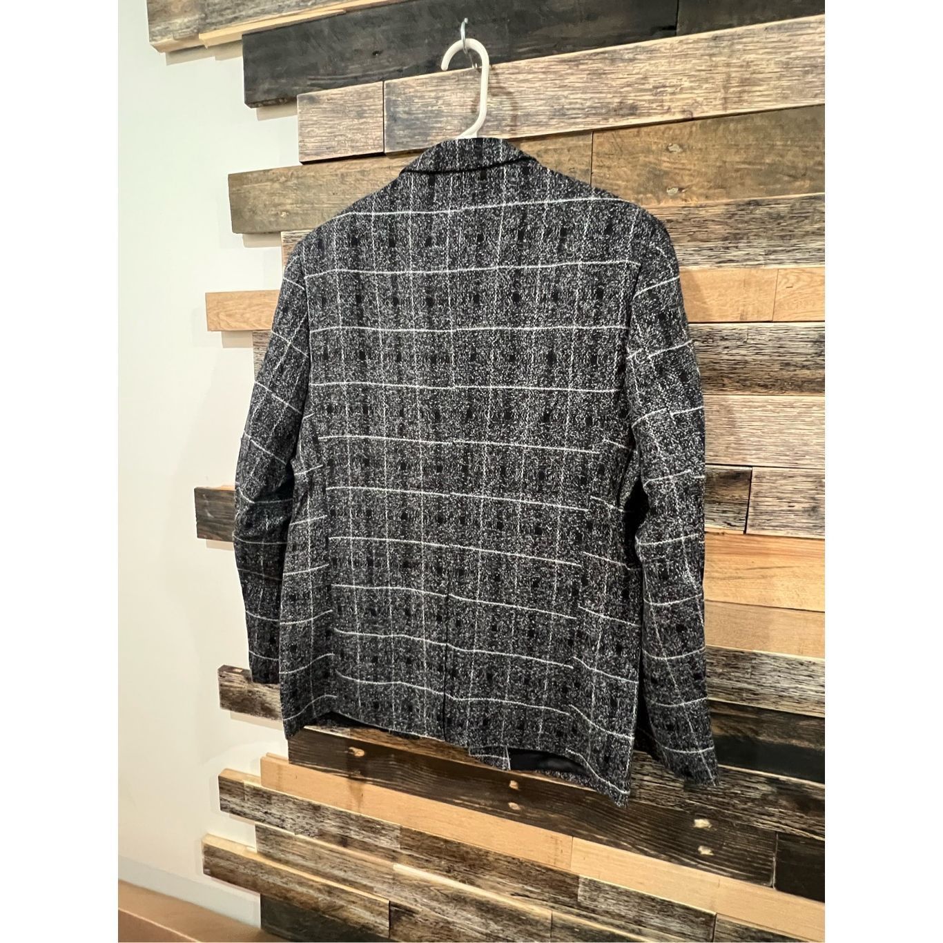 Other Proper Pair NWT mens long sleeve Blazer Sport Coat Charcoal Size 48R - 2 Thumbnail