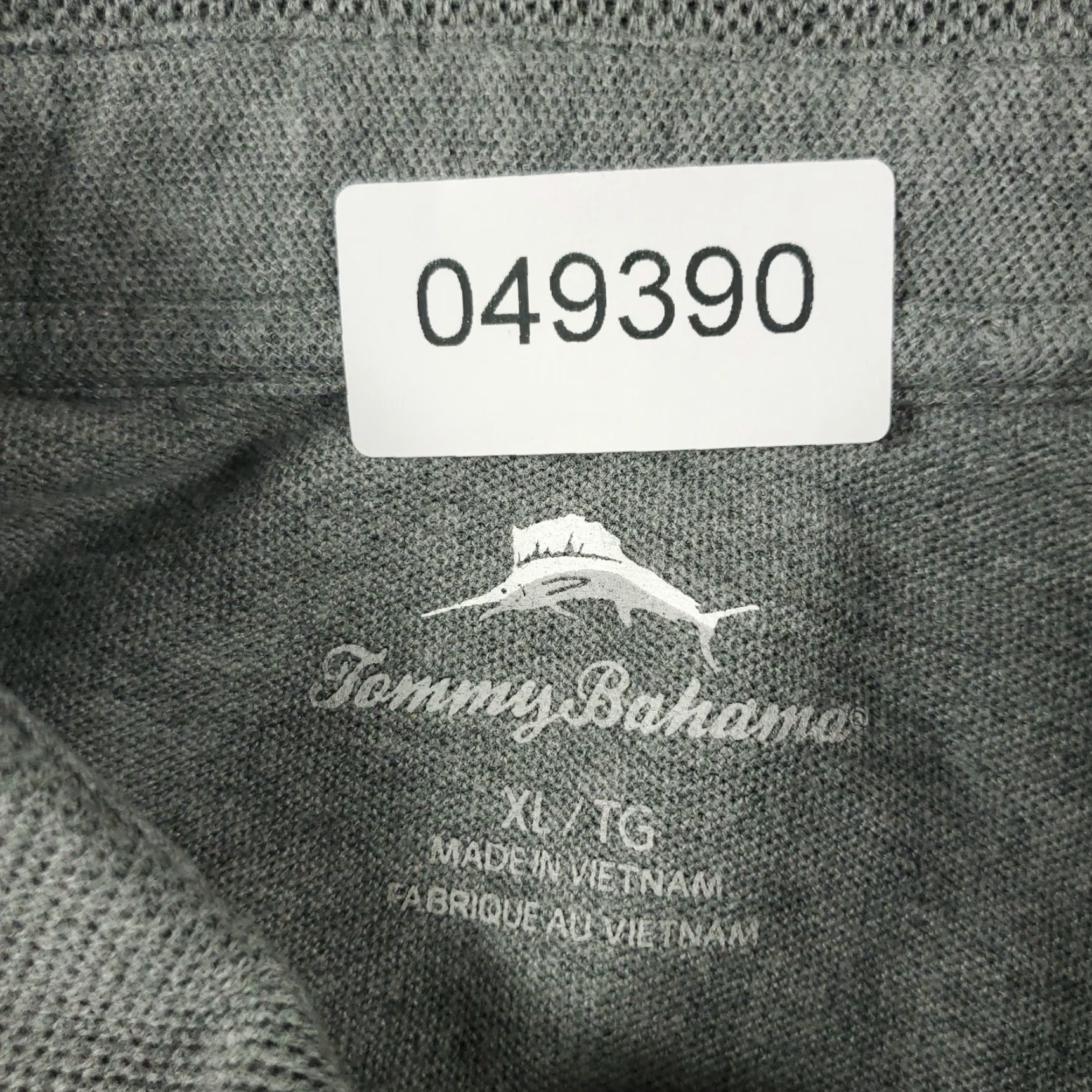 Tommy Bahama Tommy Bahama Polo Shirt Mens XL Gray Casual Short Sleeve Activewear Size US XL / EU 56 / 4 - 6 Thumbnail