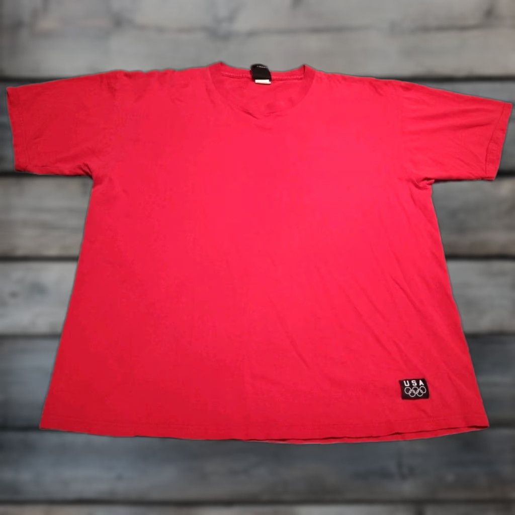 Vintage VINTAGE USA Olympics T-Shirt Men XL 90s Cotton Short Sleeve Red Graphic Tee Size US XL / EU 56 / 4 - 1 Thumbnail