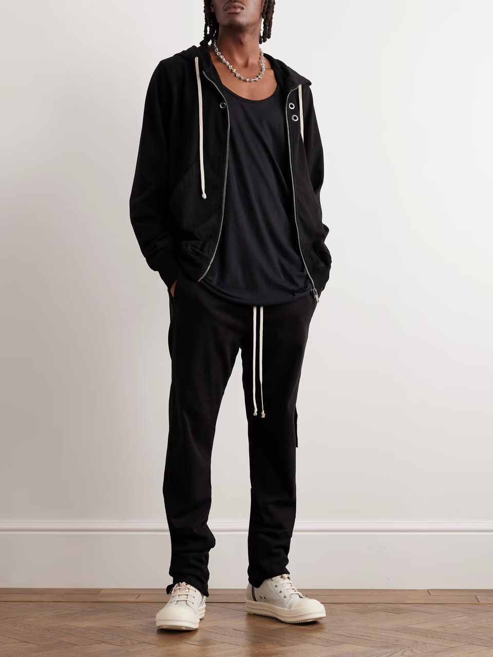 Rick Owens *NEW* GIMP EYELET BERLIN SWEATPANTS RIG MID-WEIGHT S $830 Size US 30 / EU 46 - 4 Thumbnail