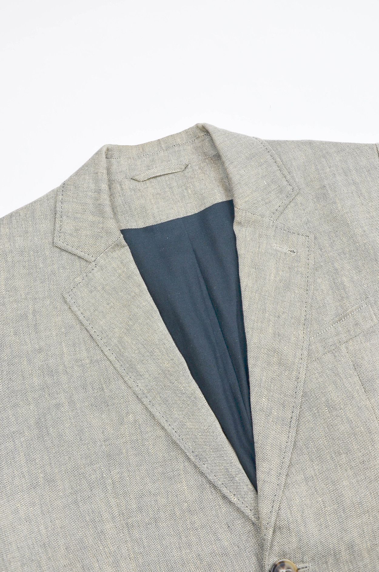 A.P.C. A.P.C. Linen Wool Blazer Beige Textured Jacke - Size S Size 38R - 7 Thumbnail