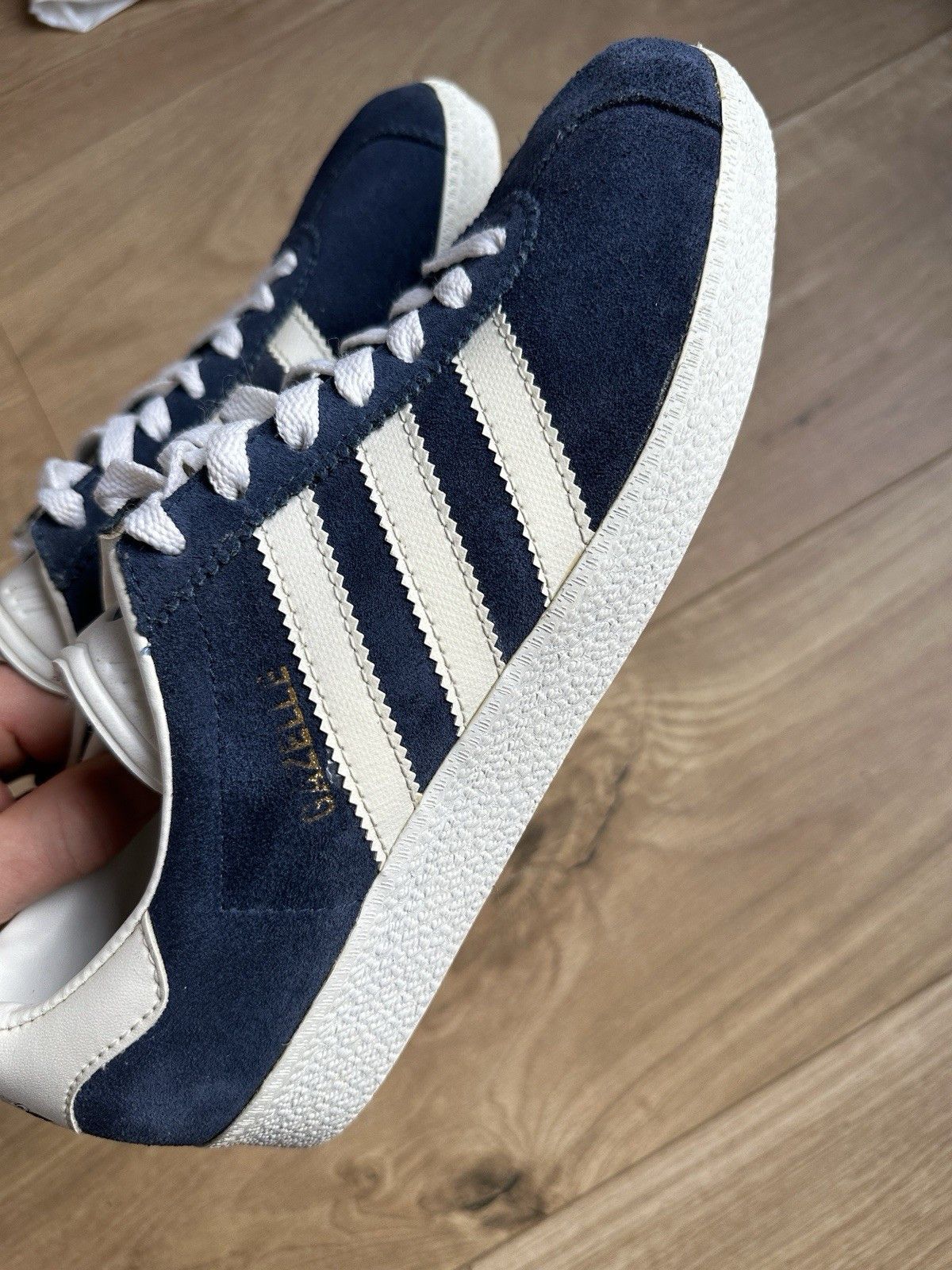 Adidas Vintag 90s Adidas Gazelle 1996 Shoes Sneakers Trainers Rare Size US 9 / EU 42 - 8 Thumbnail
