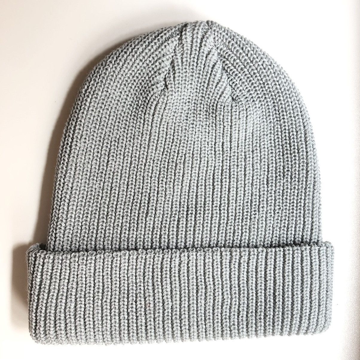 Noah Noah Core Logo Beanie Light Gray Size ONE SIZE - 3 Thumbnail