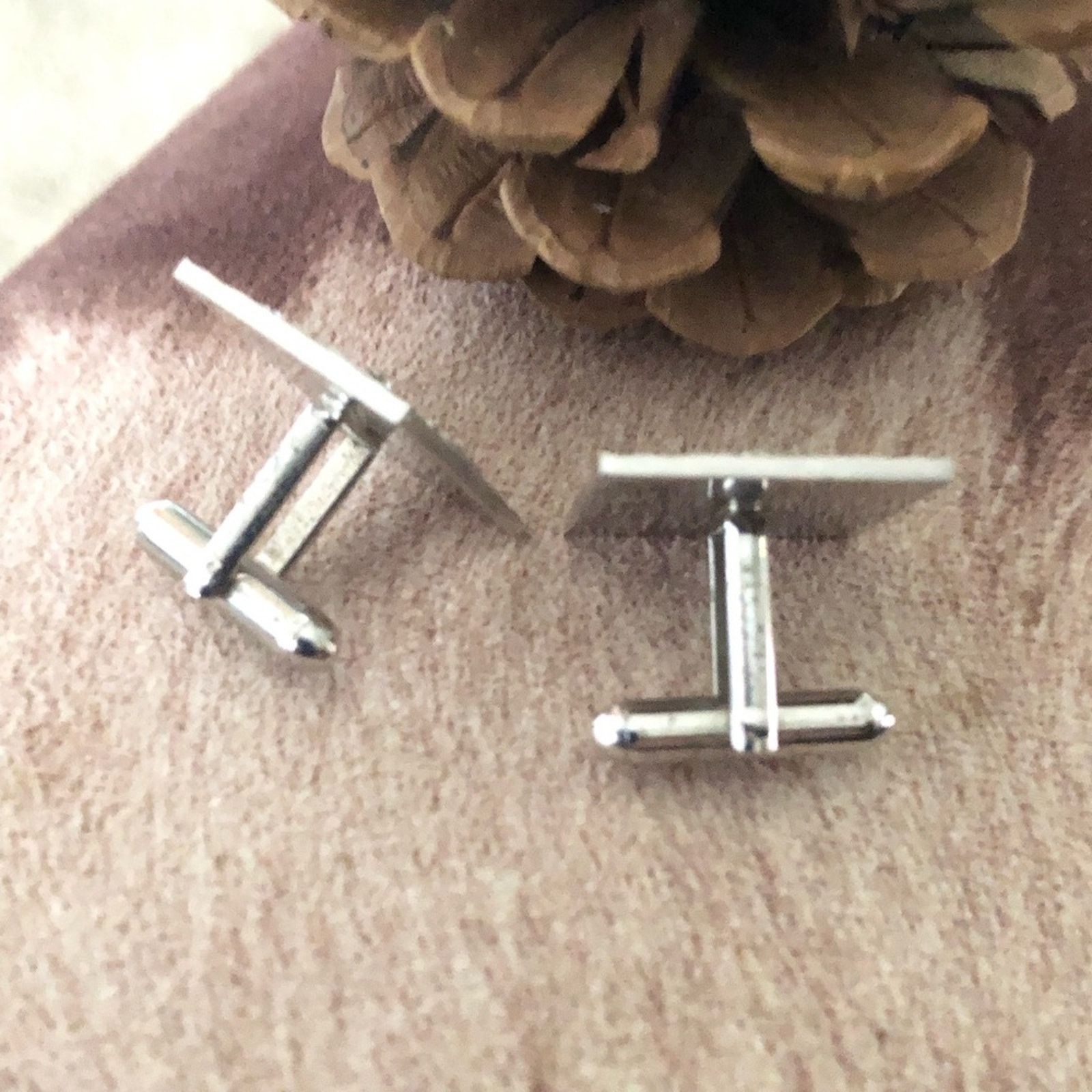 Vintage Vintage Swank silver plated crystal cuff links Size ONE SIZE - 3 Thumbnail