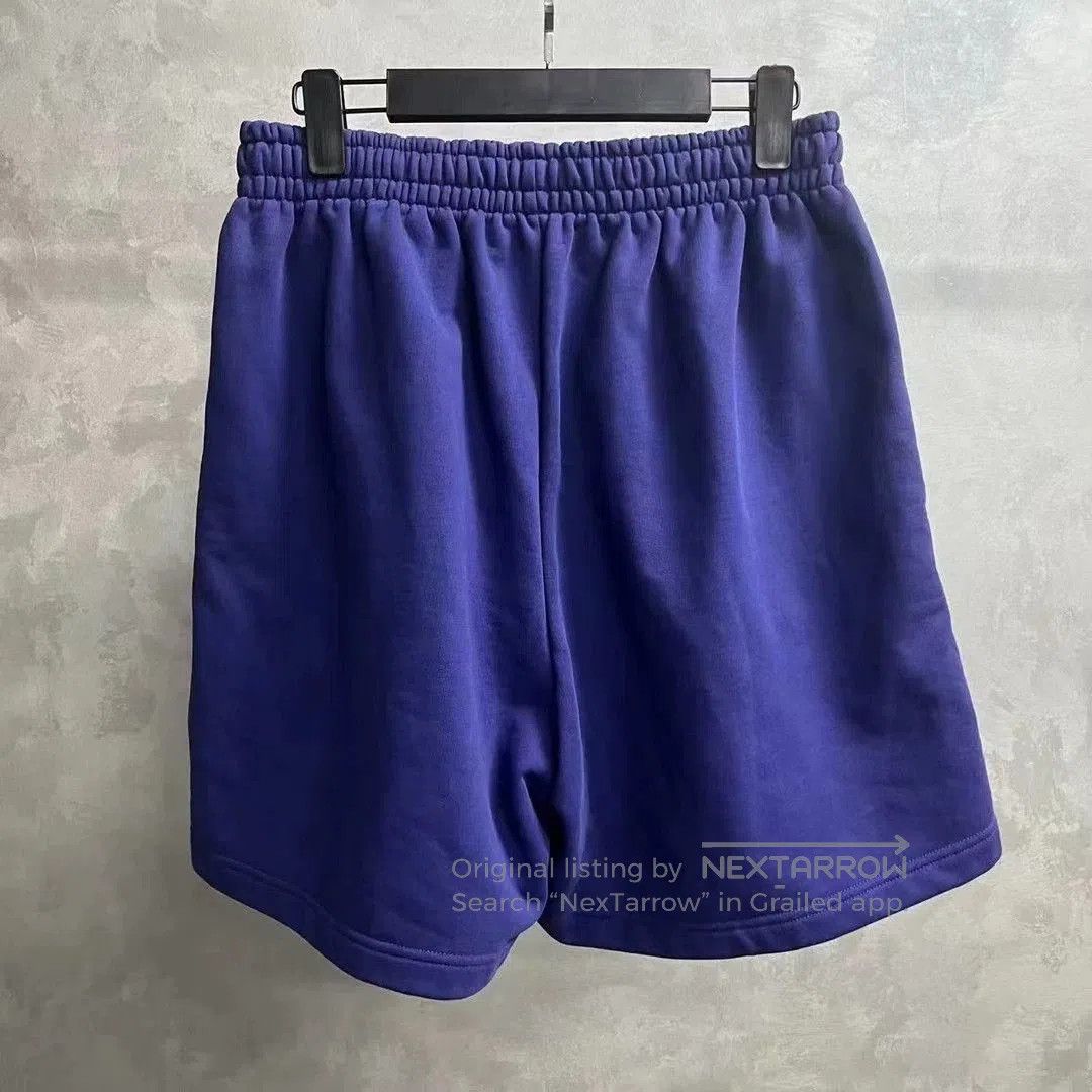 Balenciaga Balenciaga Blue Coke Embroidery Logo Shorts. Size US 36 / EU 52 - 2 Thumbnail