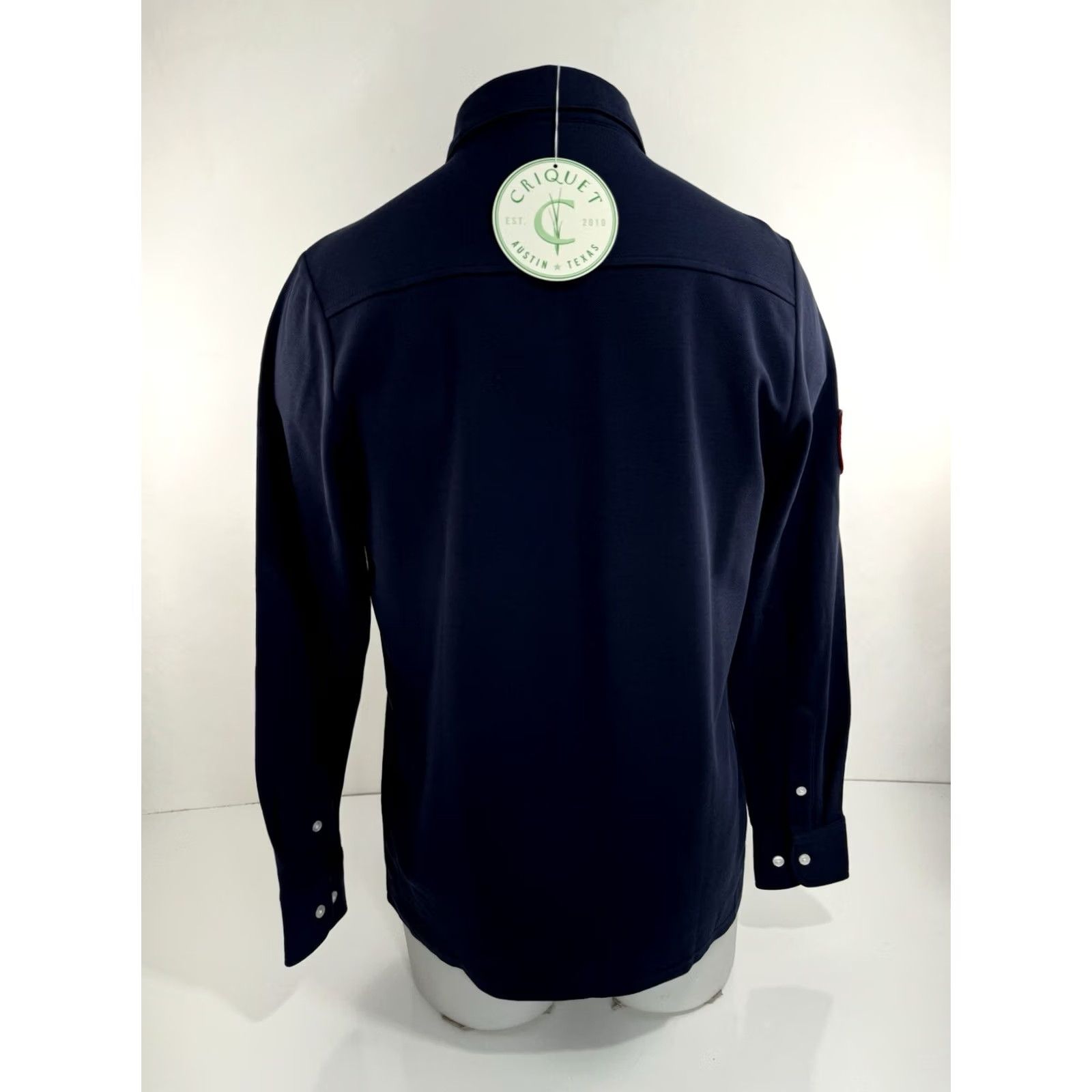 Logo 7 CRIQUET Pullover Knit Embroidered Logo Ski Patch S Shirt - Blue, Long Sleeve, Rugby, Polo, Men’s Size US S / EU 44-46 / 1 - 4 Thumbnail