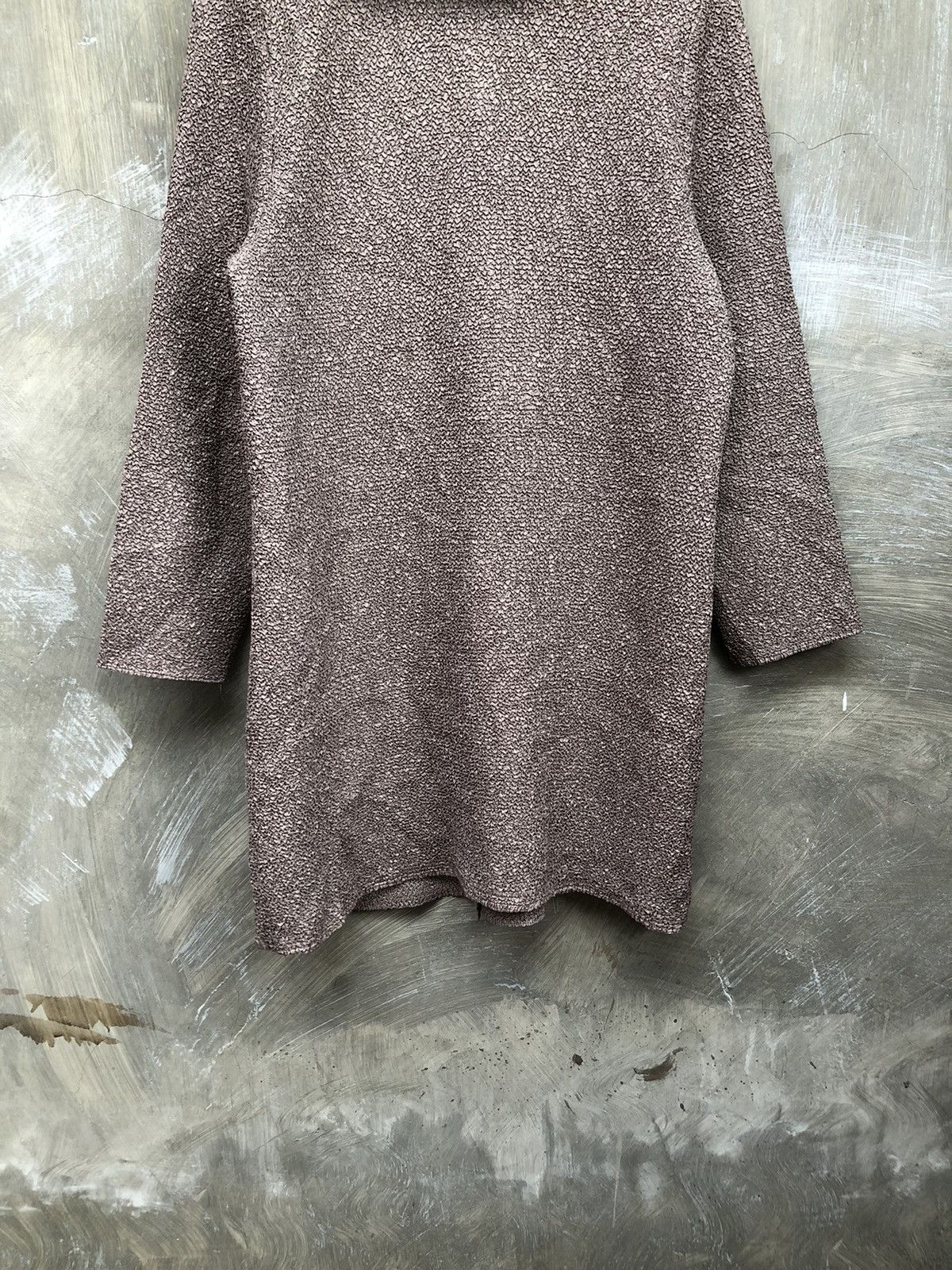 Japanese Brand Unknown - Japanese Pleats Midi Dress Issey Miyake Style Size L / US 10 / IT 46 - 10 Thumbnail