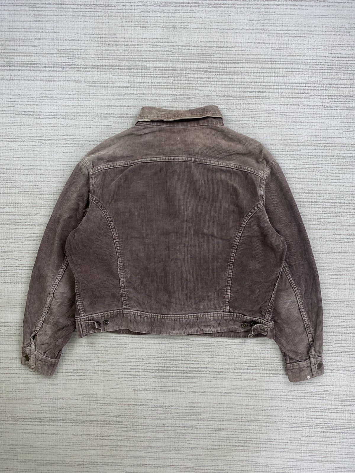 Lee × Vintage Vintage 80s Lee Casual Brown Double Pocket Corduroy Jacket Size US L / EU 52-54 / 3 - 2 Thumbnail