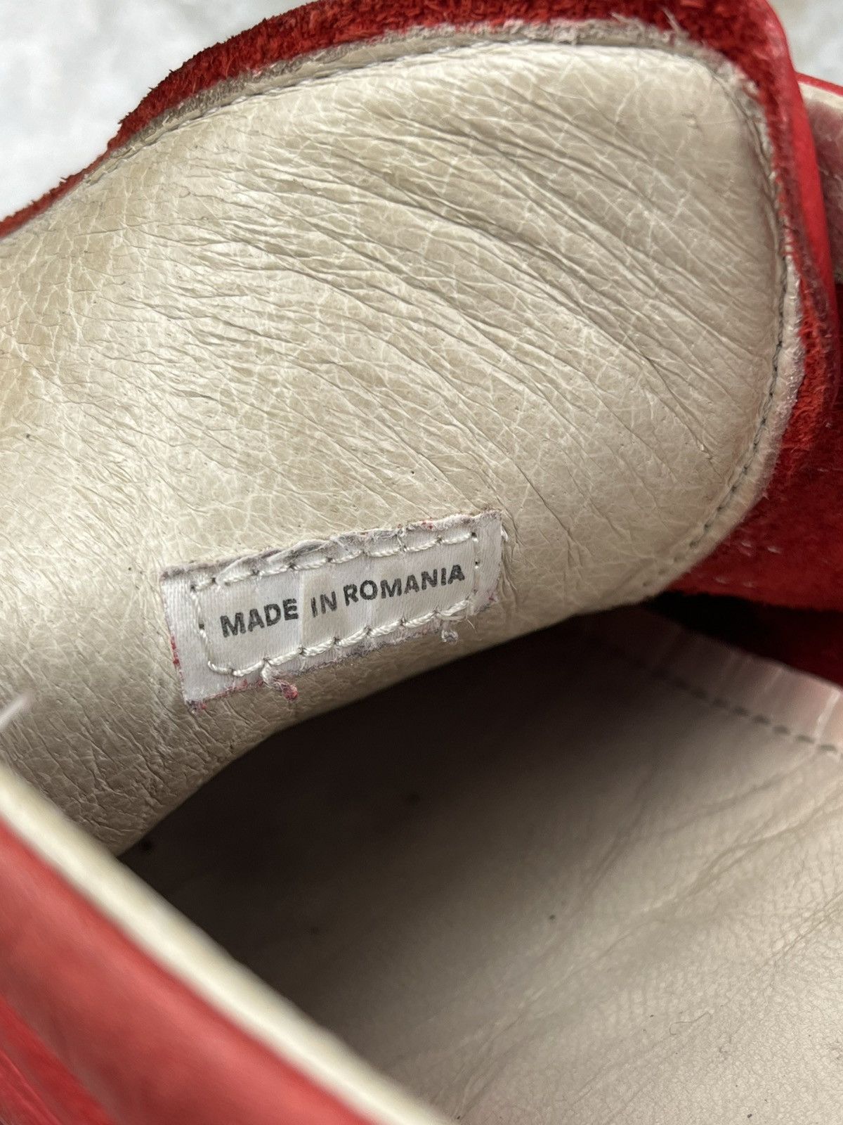 Maison Margiela AW05 Maison Margiela Vintage Red Leather Replica Gats Size US 9.5 / EU 42-43 - 16 Thumbnail