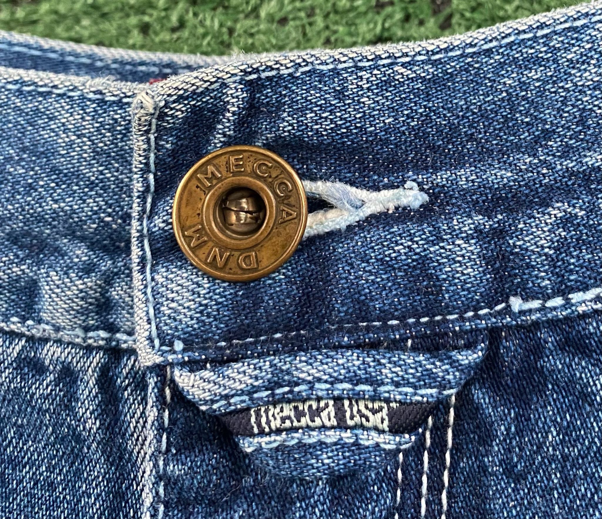 Mecca 90’s Mecca Logo Carpenter Denim Jean Shorts Jorts 41 Size US 41 - 3 Thumbnail