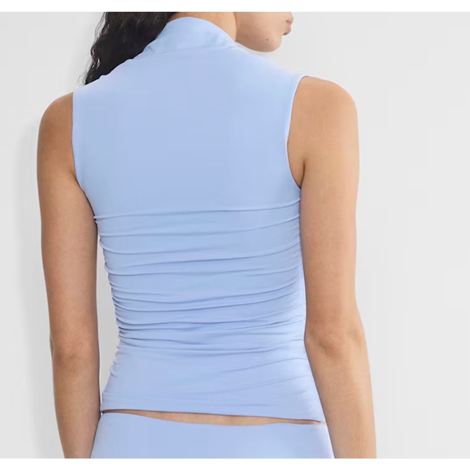 Aritzia NEW Aritzia Contour Flourish Top Blouse Sky Blue Small Size XS / US 0-2 / IT 36-38 - 8 Thumbnail