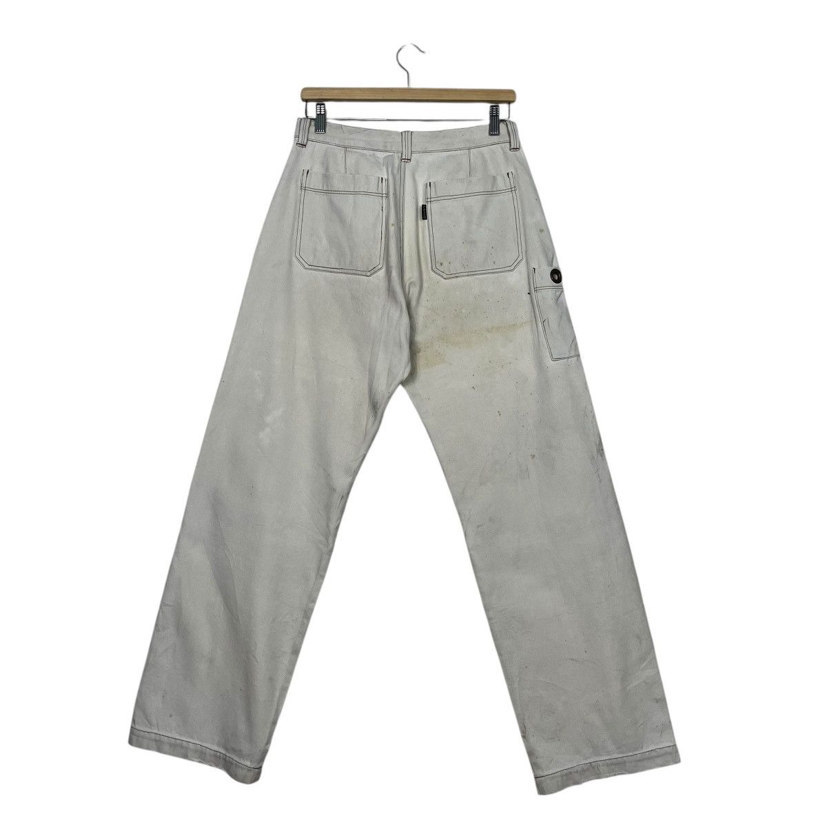 Japanese Brand Vintage Pazzo Workwear Denim Jeans Size US 30 / EU 46 - 7 Thumbnail