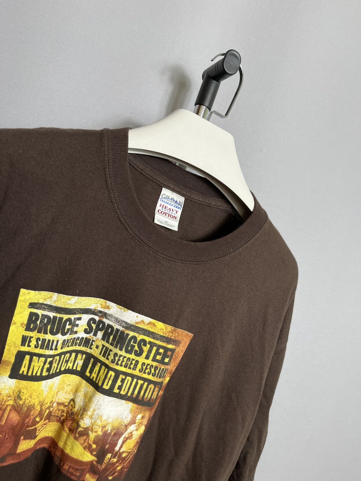Band Tees bruce springsteen the seeger sessions gildan 2006 brown Size US XL / EU 56 / 4 - 3 Thumbnail