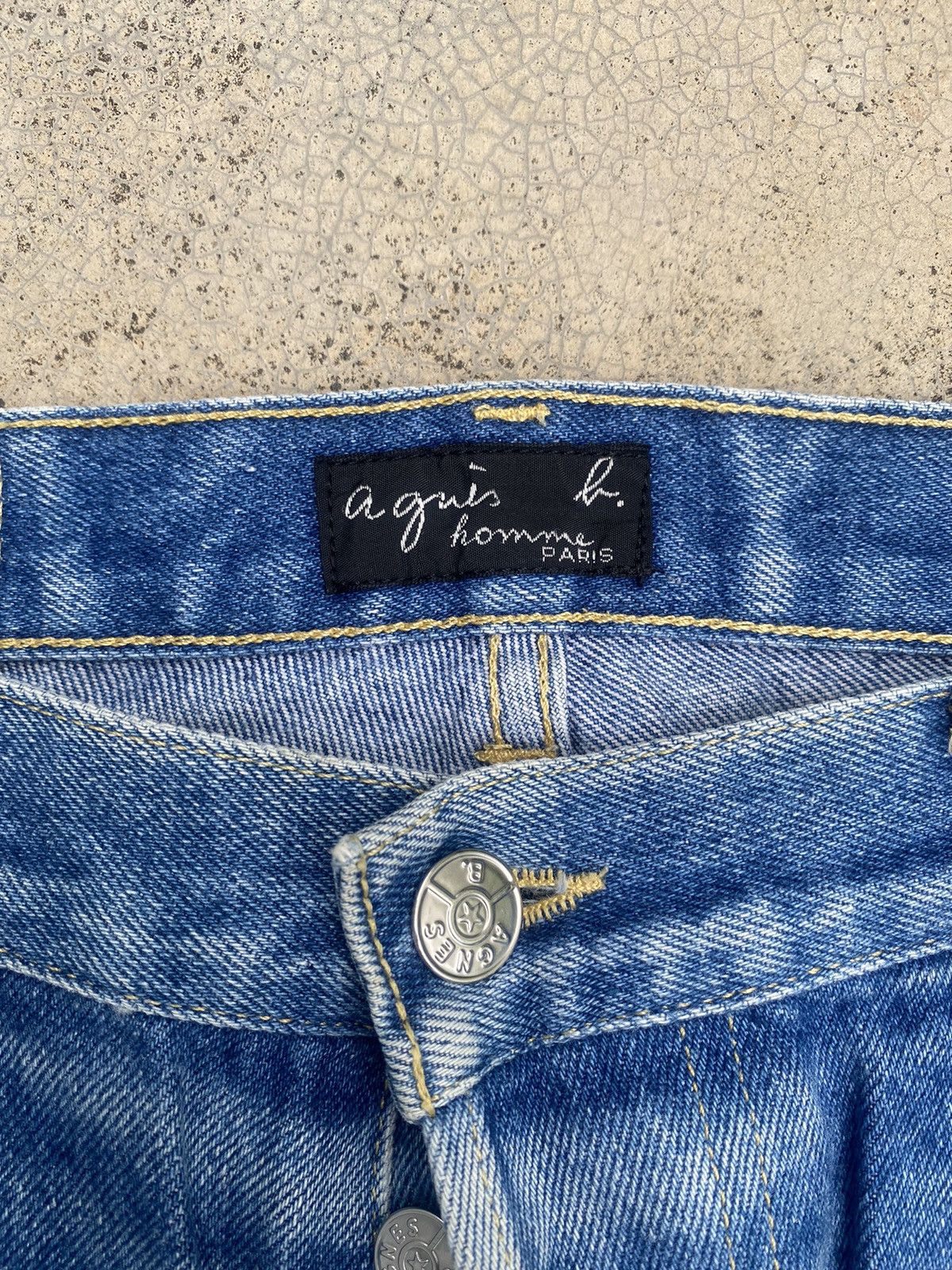 Designer × Japanese Brand × agnes b. Agnes B Homme Loose Faded Jeans Size US 32 / EU 48 - 6 Thumbnail