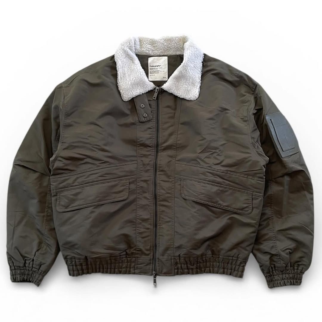 Japanese Brand Codegraphy Fleece Collar 2-WAY Utility MA-1 Jacket Size US M / EU 48-50 / 2 - 7 Thumbnail