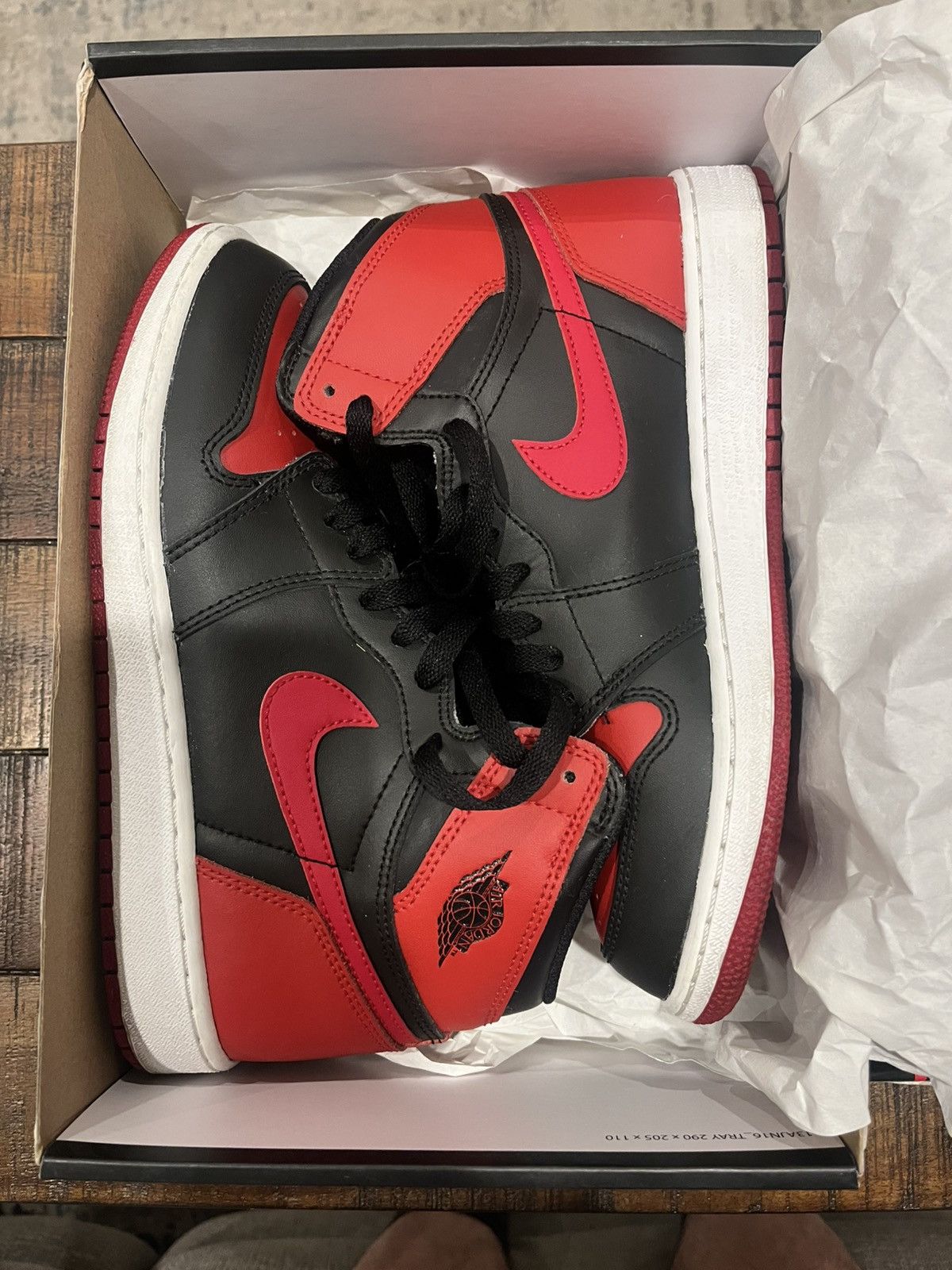 Nike Nike Jordan 1 “Banned” Bred OG 2016 Size US 7 / EU 40 - 2 Thumbnail