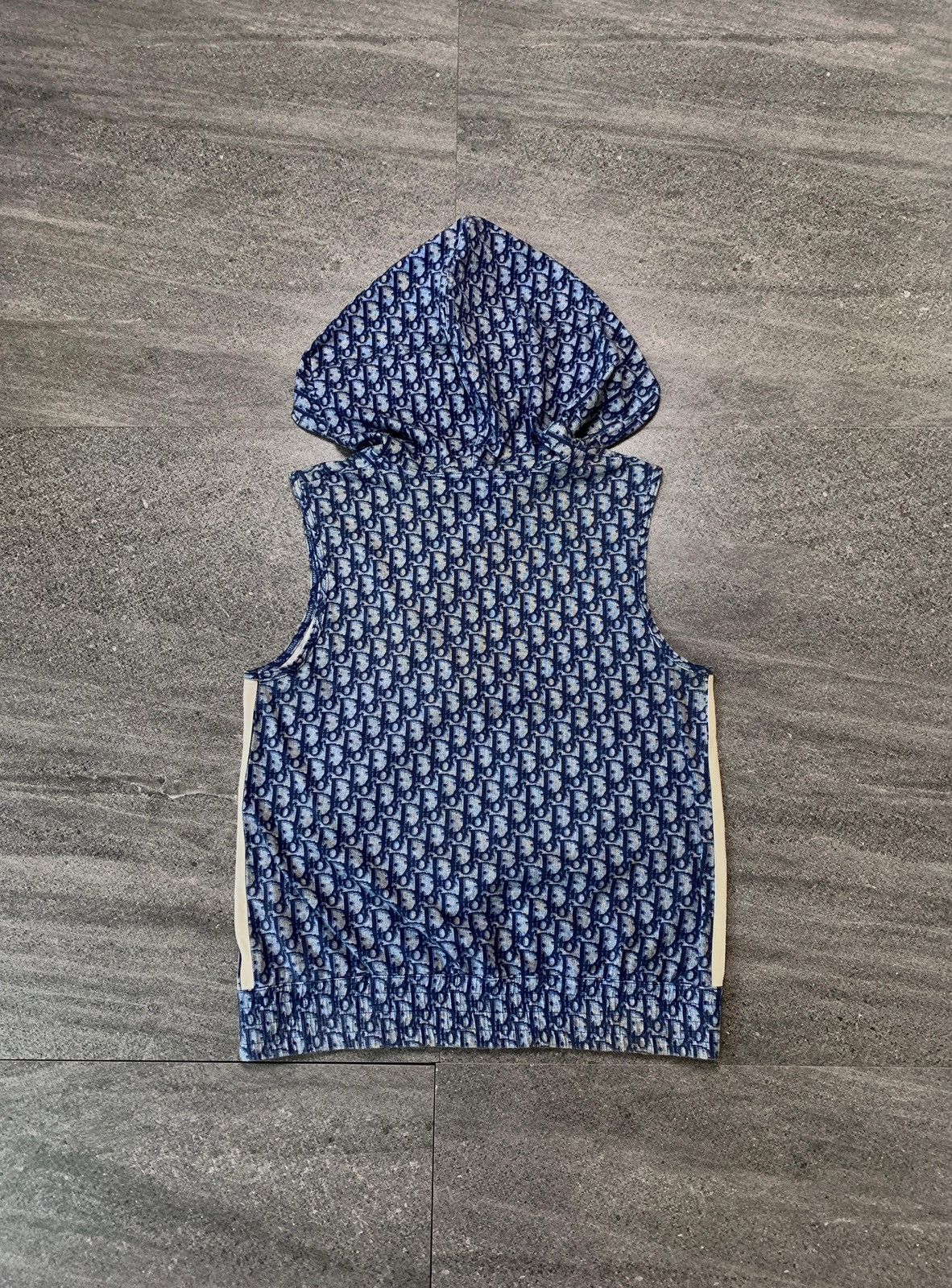 Dior FREE TAX! Monogram Hooded Vest by John Galliano Size M / US 6-8 / IT 42-44 - 5 Thumbnail
