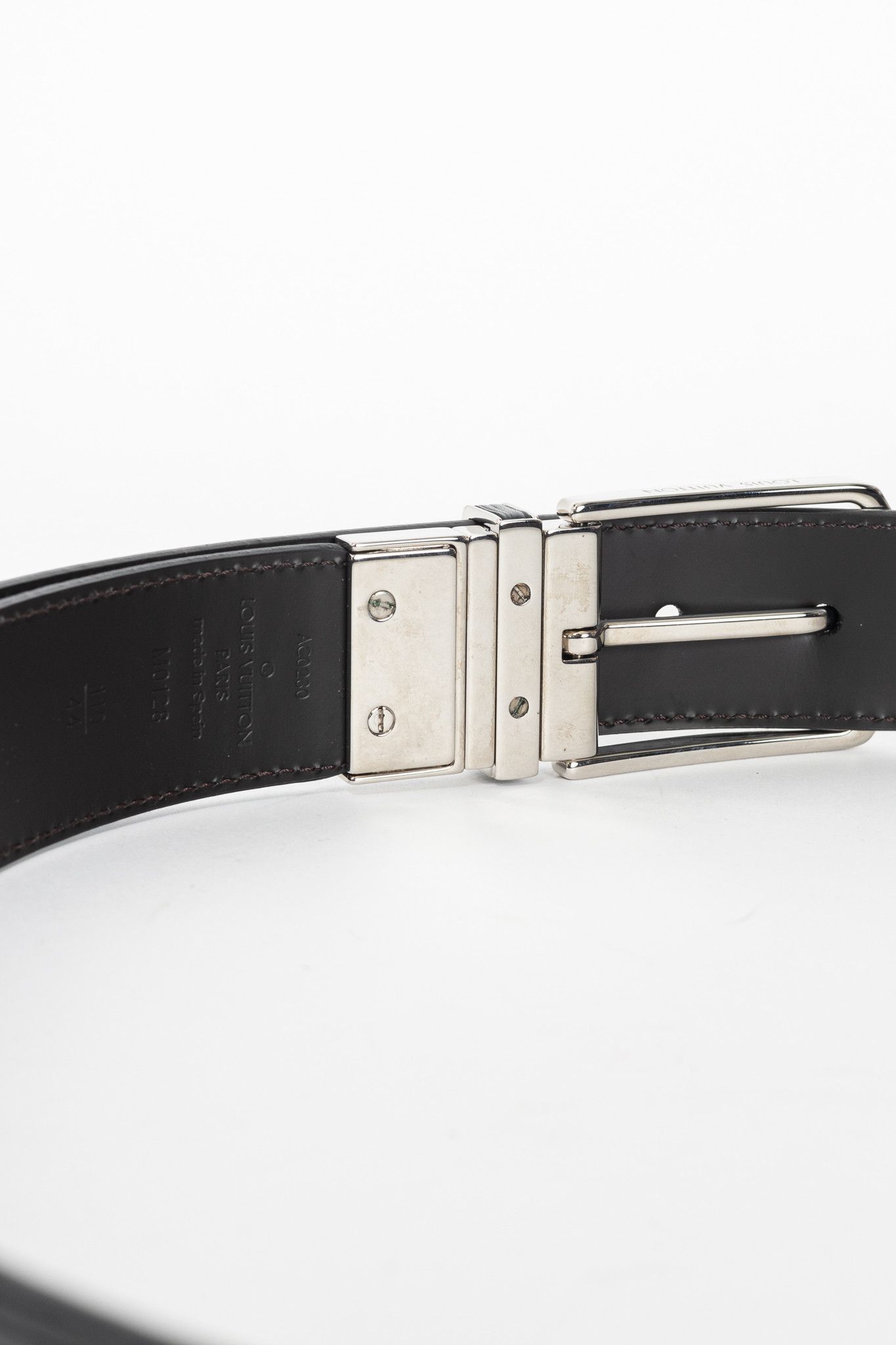 Louis Vuitton Louis Vuitton Men's Black Epi-Leather Belt Size 44 - 5 Thumbnail