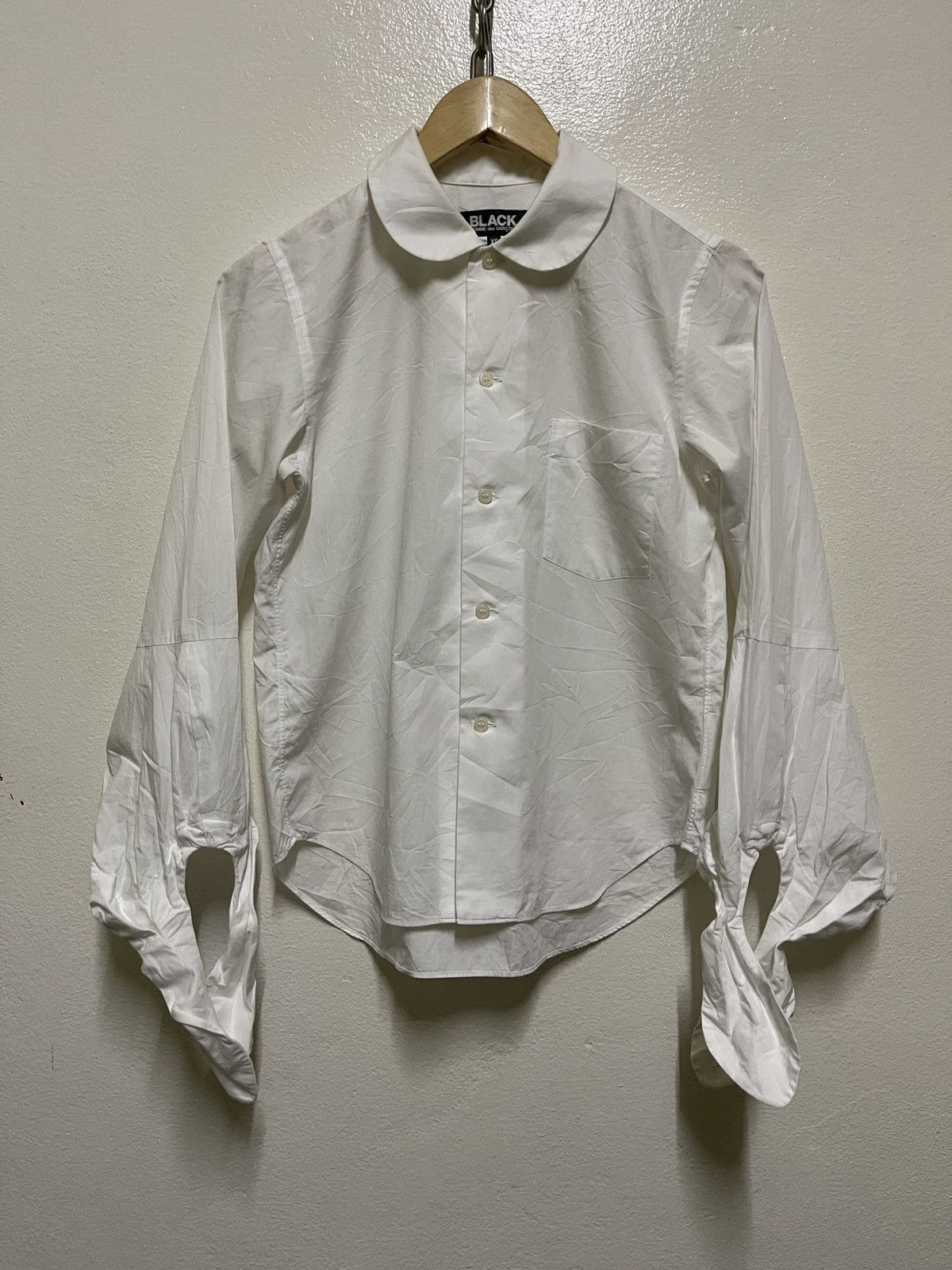 Comme des Garcons Black Black CDG Ribbon Cuff Long Sleeves Shirt AD2018 Size XS / US 0-2 / IT 36-38 - 1 Thumbnail