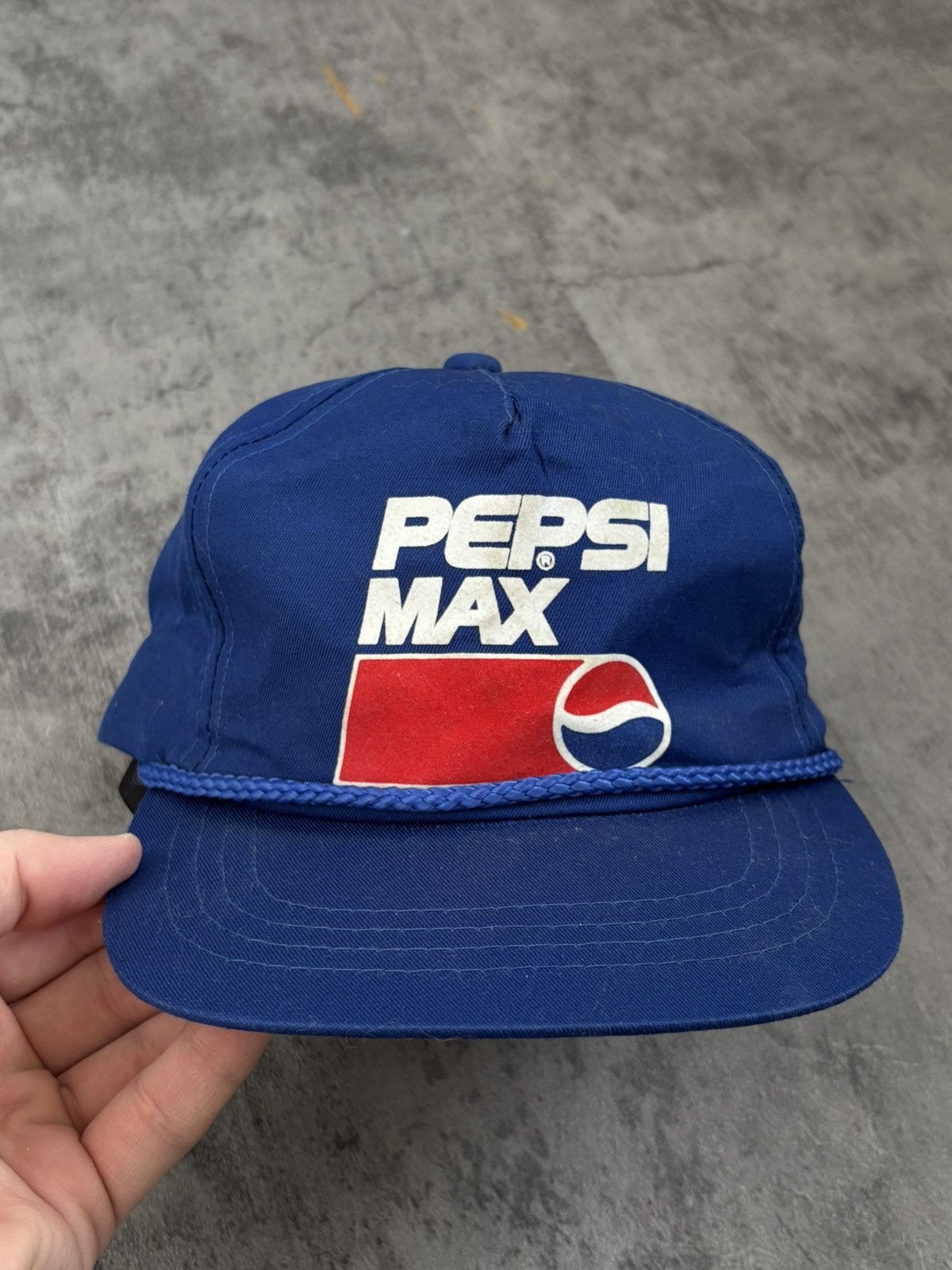 Pepsi Pepsi Soda Pepsi-Cola Pop VINTAGE Trucker Hat Baseball Cap Size ONE SIZE - 1 Thumbnail
