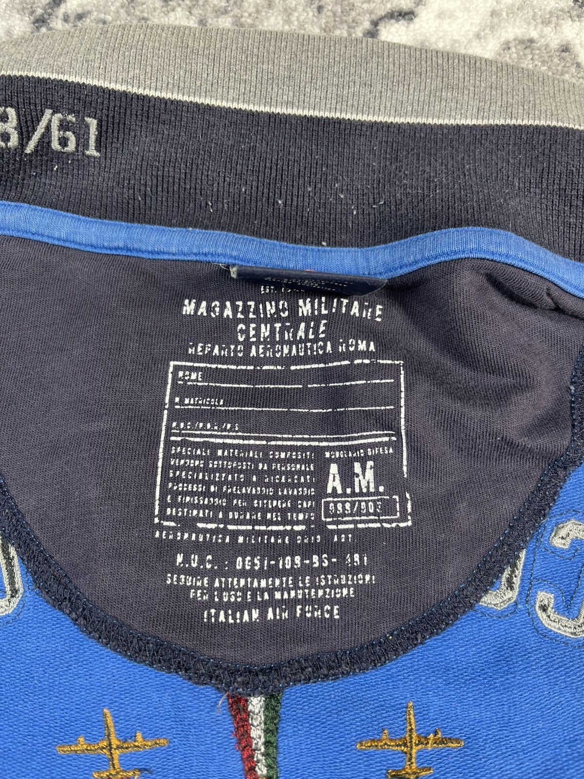 Aeronautica Militare Aeronautica Militare Italy Air Force Zip Sweatshirt XXL Size US XXL / EU 58 / 5 - 13 Thumbnail