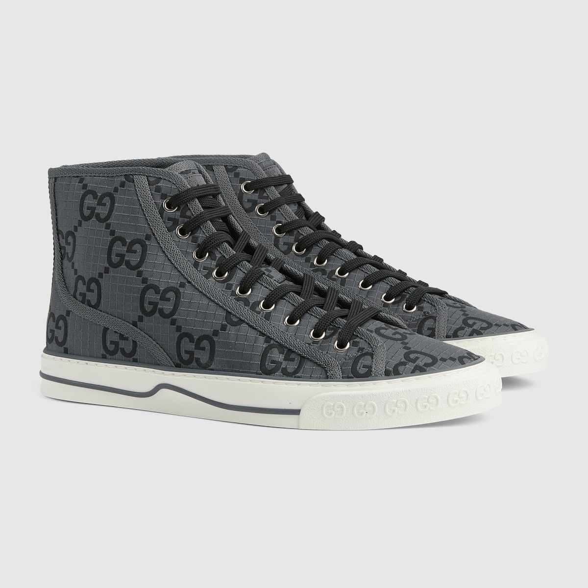 Gucci o1s1wg110425 Men's Gucci Tennis 1977 High-Top Sneakers Size US 11.5 / EU 44-45 - 1 Thumbnail
