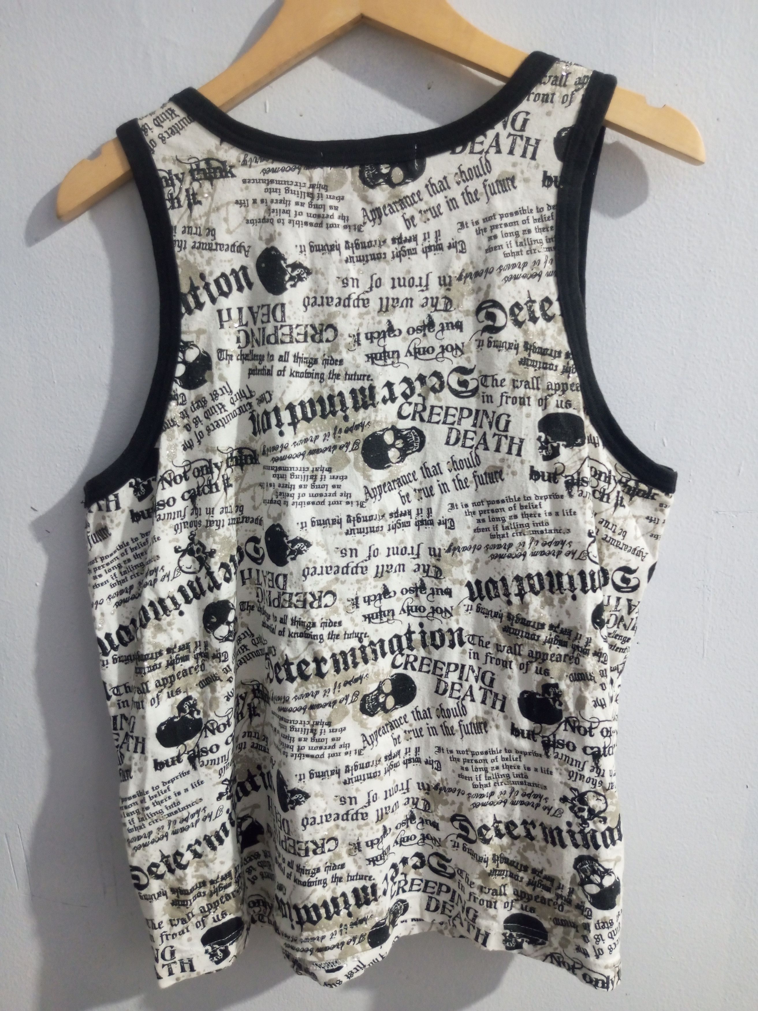 20471120 Beaumont carr full print poem tank top Size US L / EU 52-54 / 3 - 2 Thumbnail