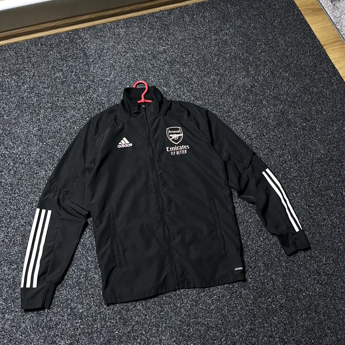 Adidas adidas Arsenal Soccer/Football Sports Jacket Black Size US S / EU 44-46 / 1 - 2 Thumbnail