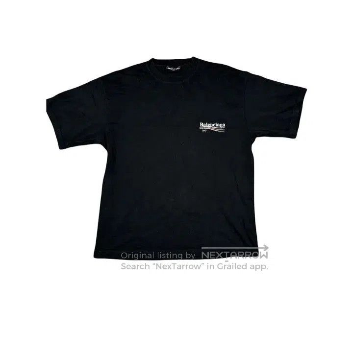 Balenciaga Balenciaga Short Sleeve Cola T. Size US XS / EU 42 / 0 - 1 Thumbnail