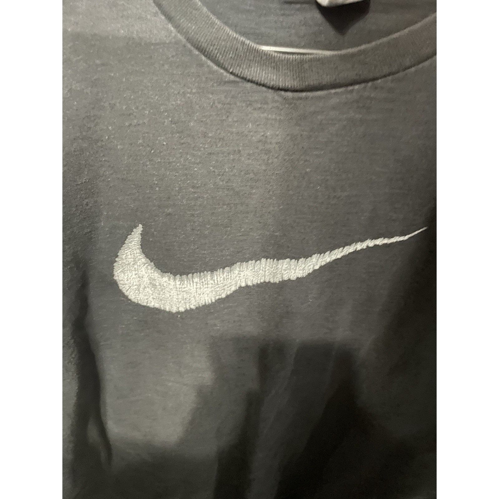Nike Size XL- Vintage 90’s Nike Center Big Swoosh Scribble Tee Size US XL / EU 56 / 4 - 3 Thumbnail