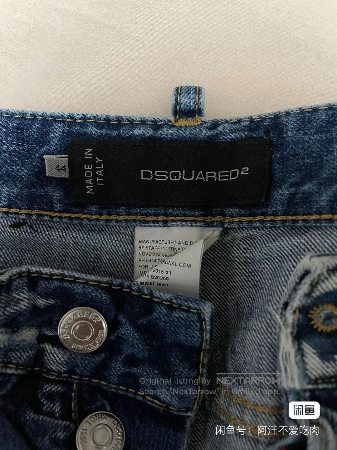 Dsquared2 dsquared2 nine-point tapered jeans size 44. Size US 44 / EU 60 - 5 Thumbnail