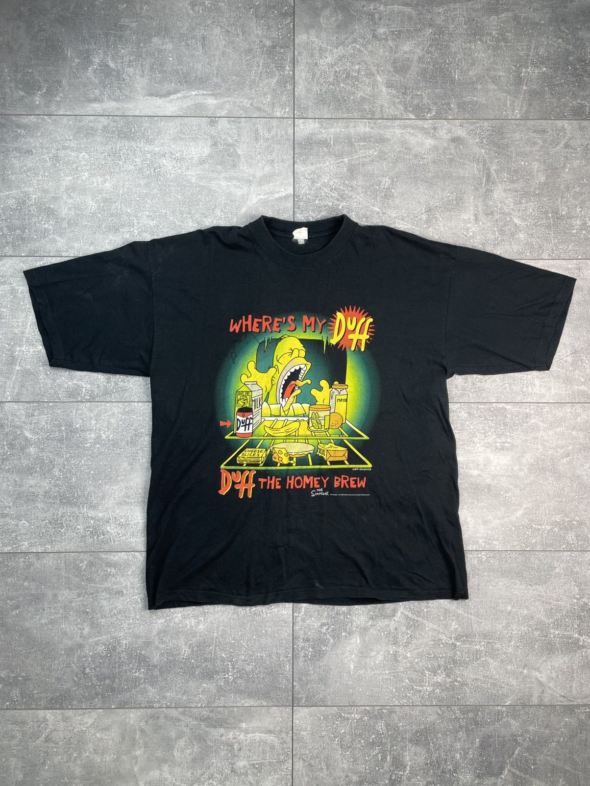 The Simpsons The Simpsons 1996 Vintage T-shirt Duff The Homey Brew Size US L / EU 52-54 / 3 - 1 Thumbnail