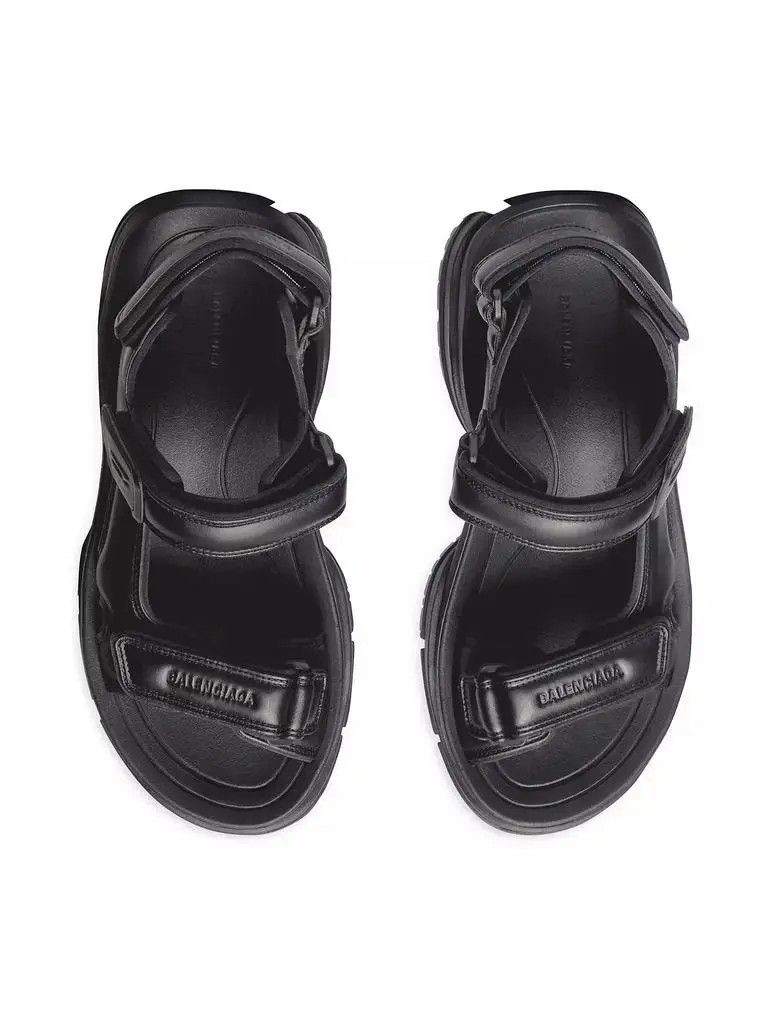Balenciaga o1w1db10126 Tourist Sandals in Black Size US 13 / EU 46 - 6 Thumbnail
