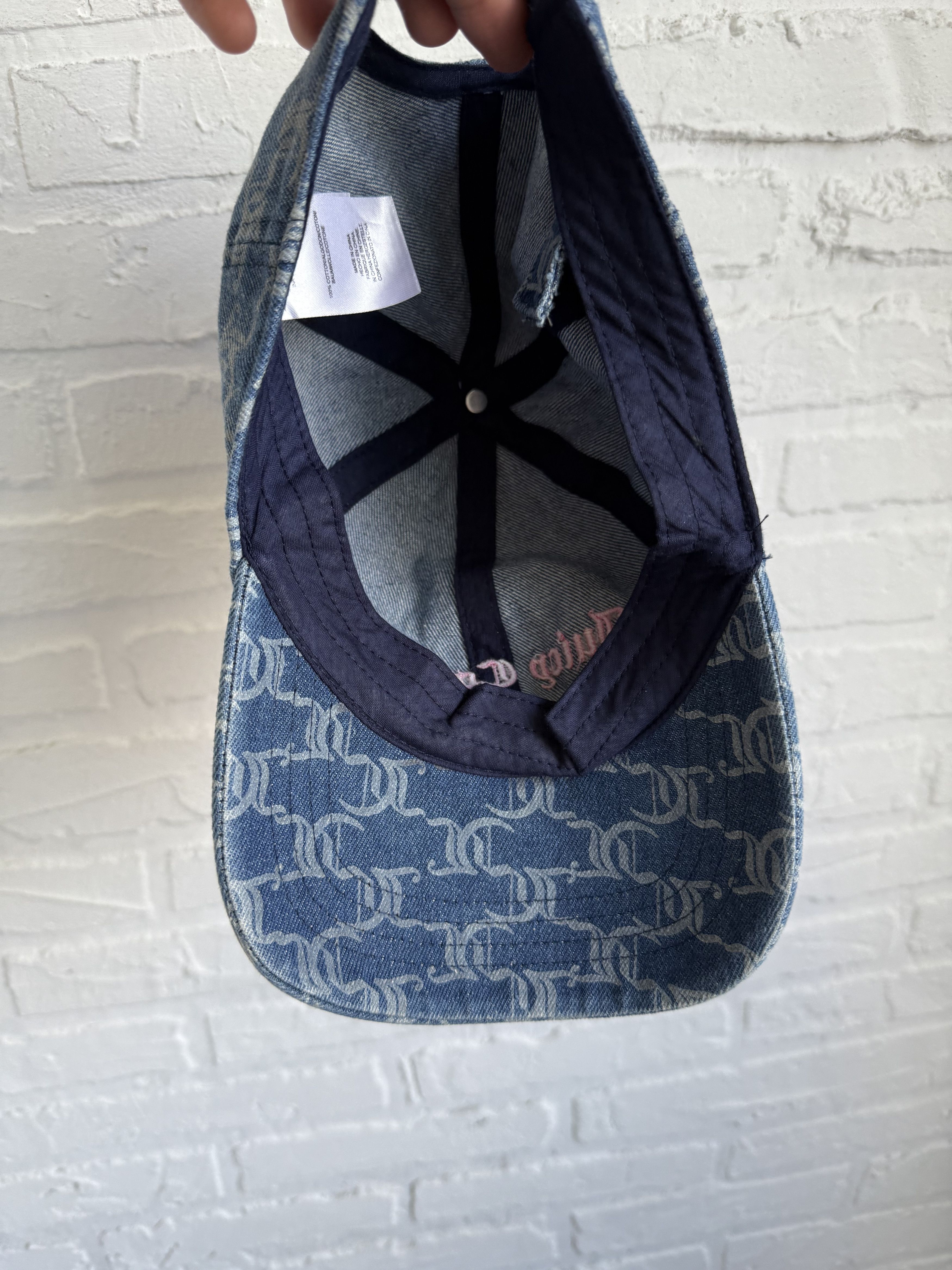 Juicy Couture Y2K Juicy couture monogram denim cap Size ONE SIZE - 7 Thumbnail
