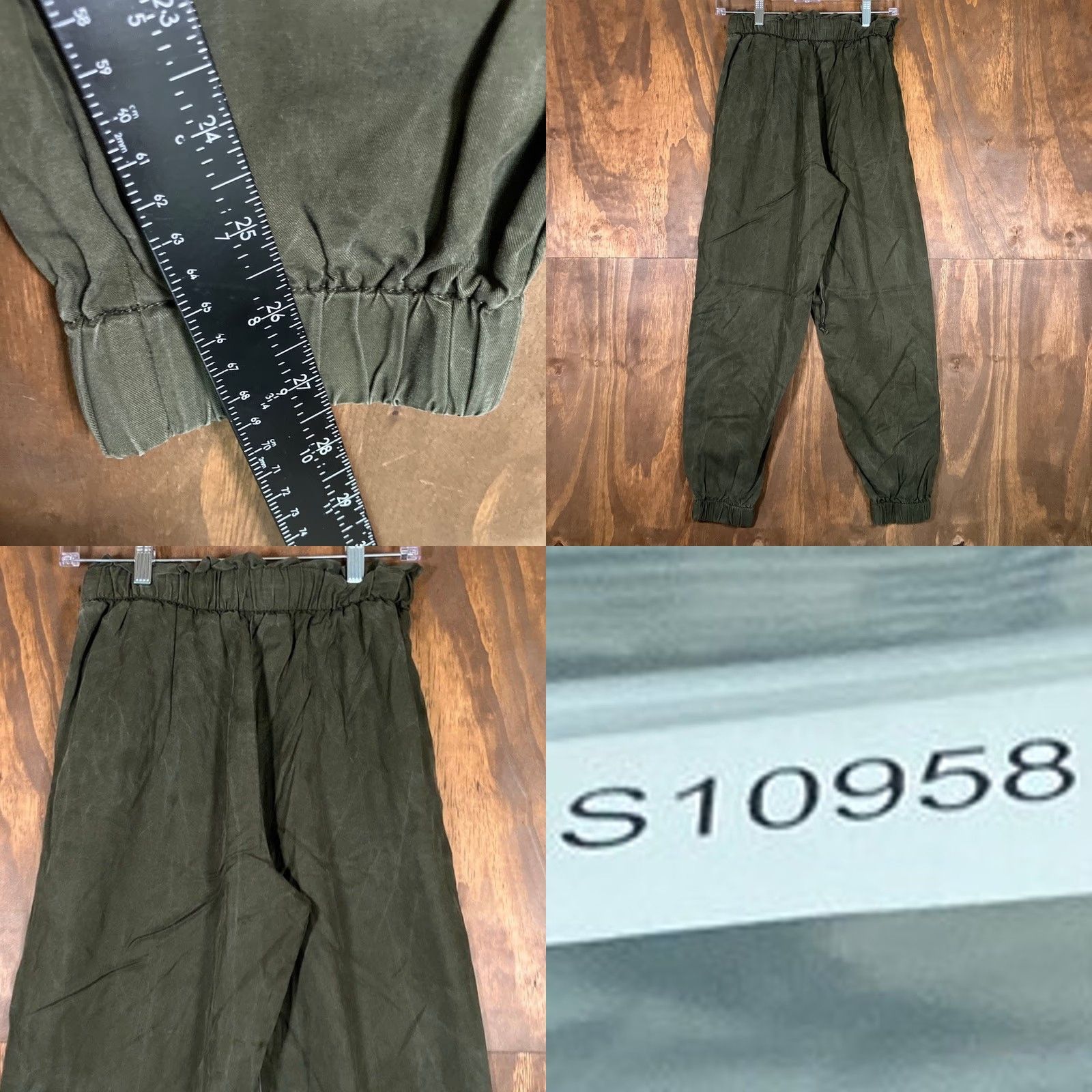 Banana Republic VINTAGE Banana Republic Womens Pants Olive Green High Rise Pull On Joggers XS (Note: If not vintage, omit "VINTAGE" as applicable) Size 26" / US 2 / IT 38 - 8 Thumbnail
