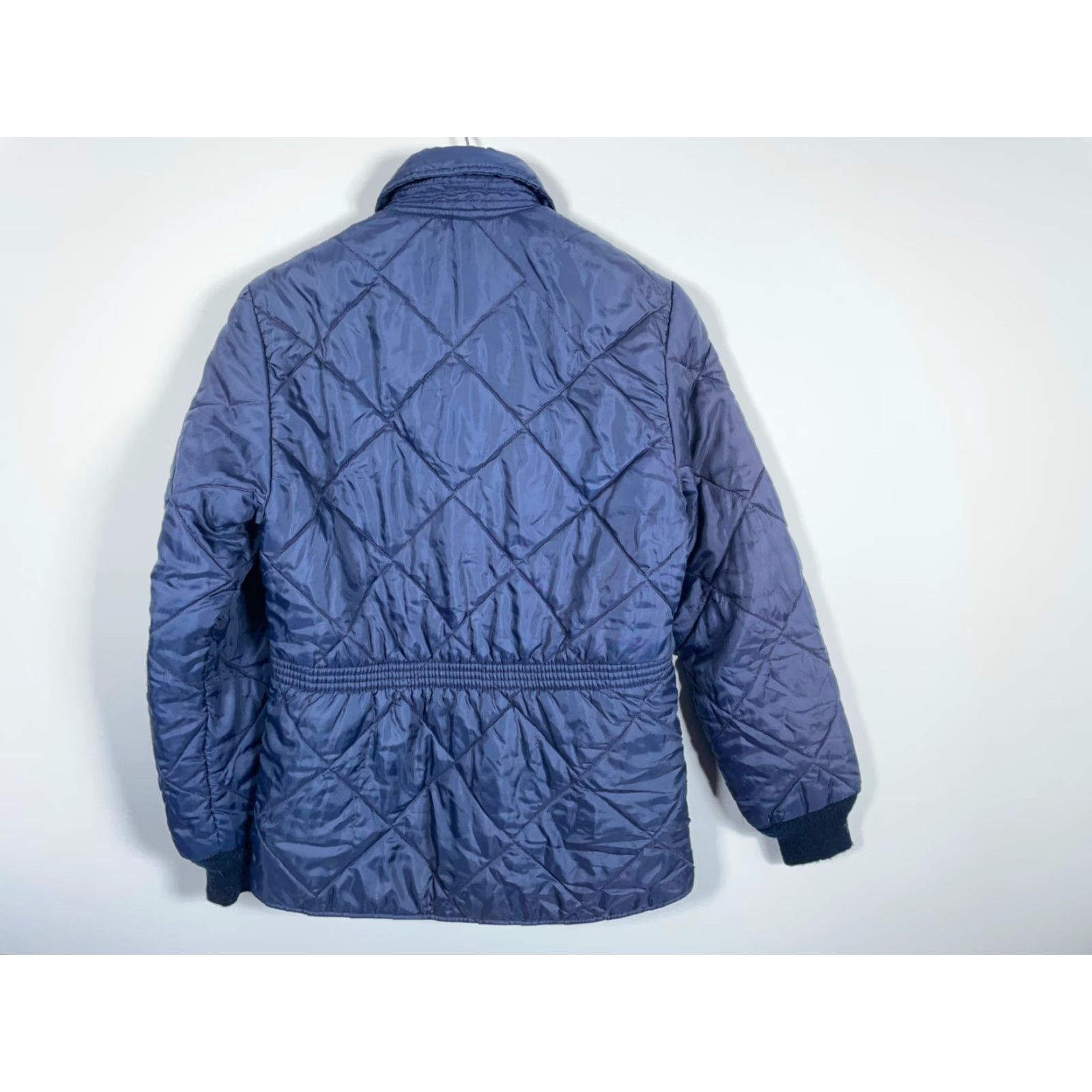 Vintage VINTAGE Marshall Jacket 60s Gamemaster Quilted Short Bomber Jacket Blue Snap Button Men Small Size US S / EU 44-46 / 1 - 2 Thumbnail