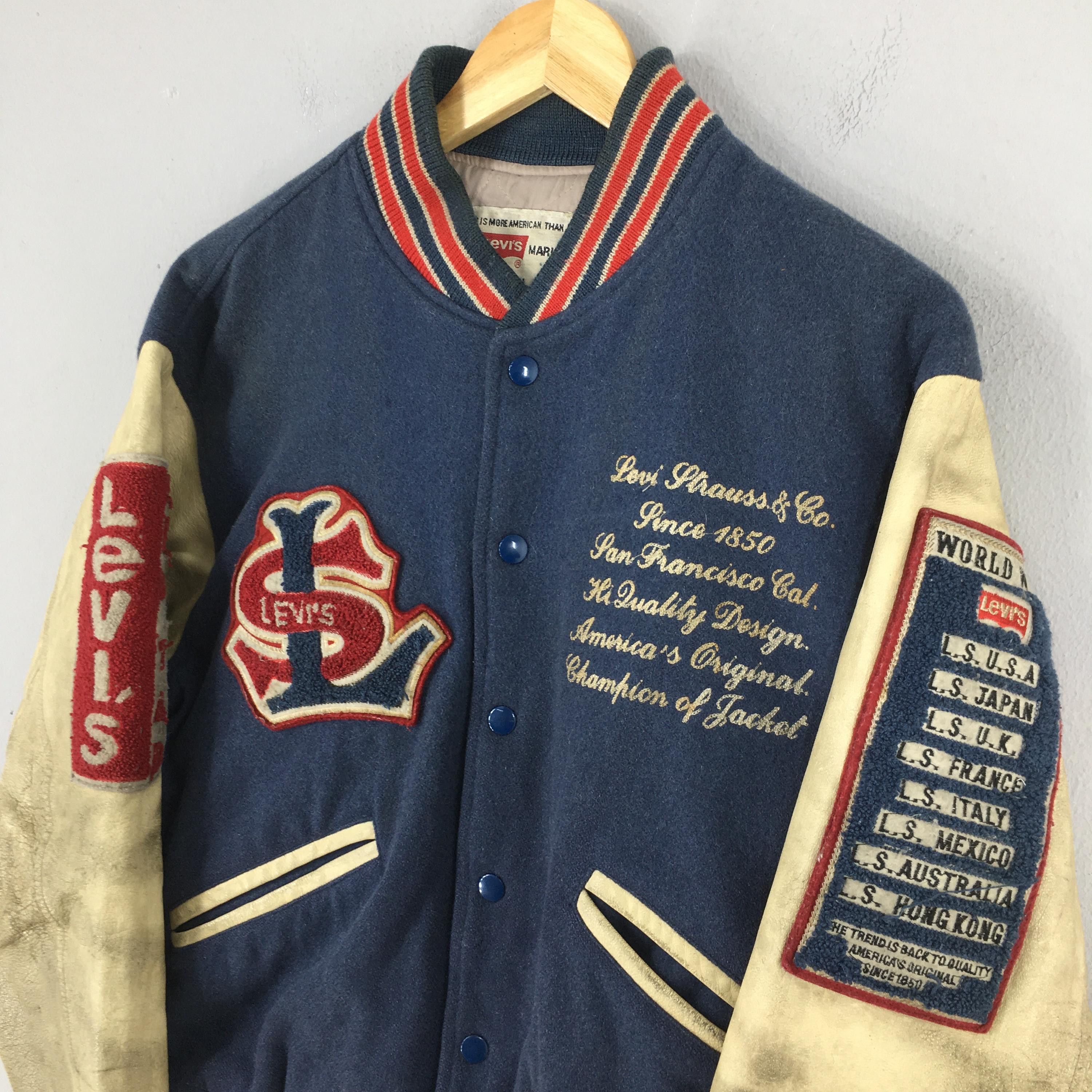 Levi's Vintage Levi's Strauss Varsity Button Jacket Medium Size US M / EU 48-50 / 2 - 4 Thumbnail