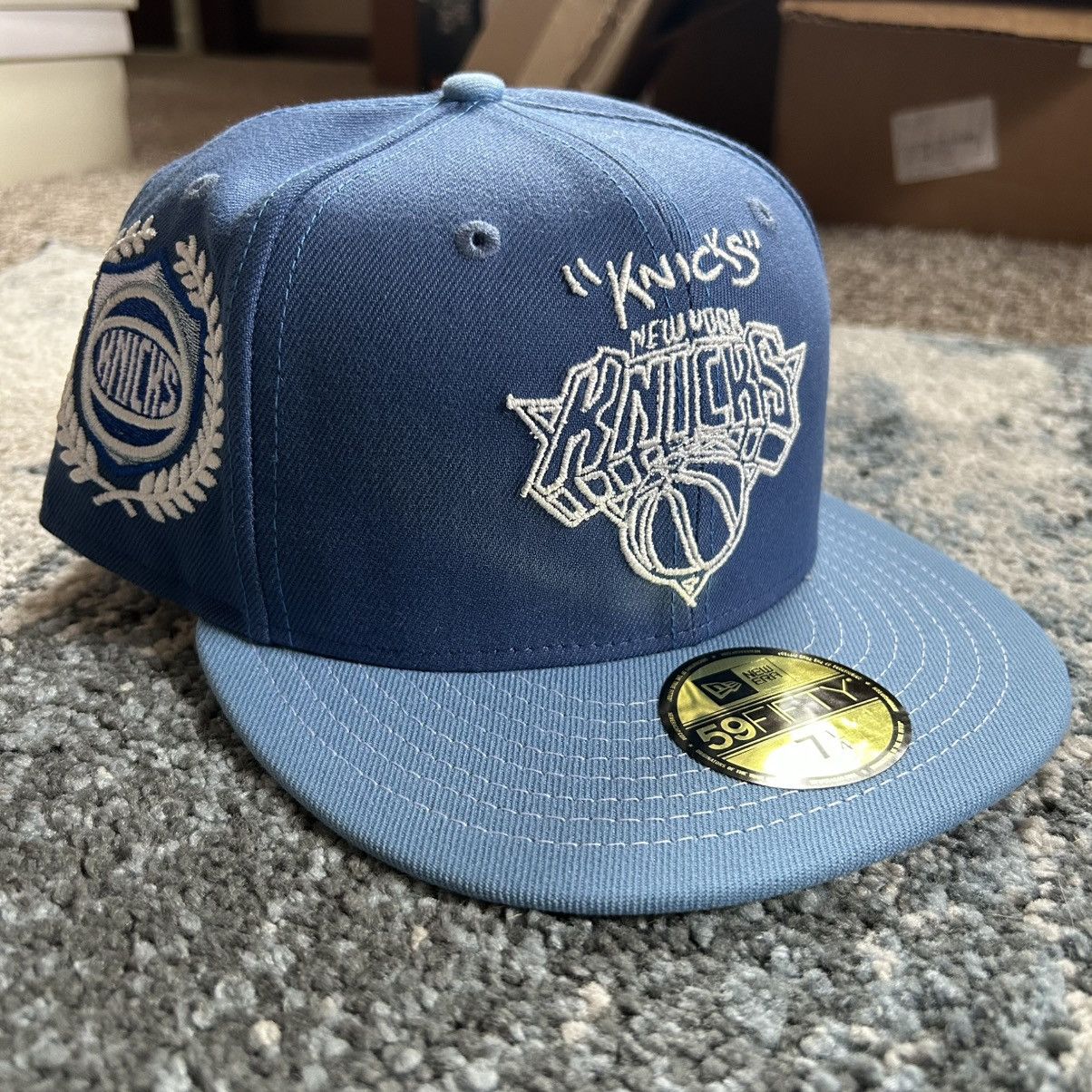 MyFitteds 7 1/4 NEW YORK KNiCKS BLUEPRiNT NYK 5950 FiTTED CAP Size ONE SIZE - 5 Thumbnail