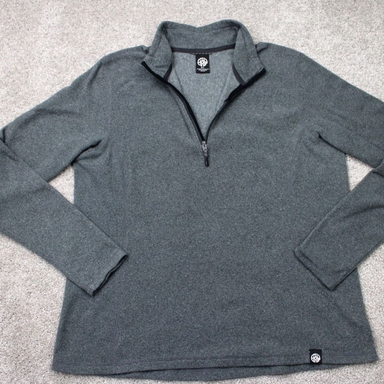 Vintage REI Co-op Sweatshirt Womens XL Gray 1/4 Zip Fleece Pullover Outdoor L/S Sweater Size XL / US 12-14 / IT 48-50 - 4 Thumbnail