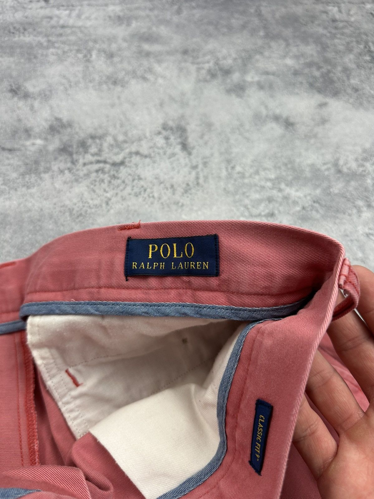 Polo Ralph Lauren Vintage Polo Ralph Lauren Chino Pink Shorts Y2K Classic 36 Size US 36 / EU 52 - 11 Thumbnail