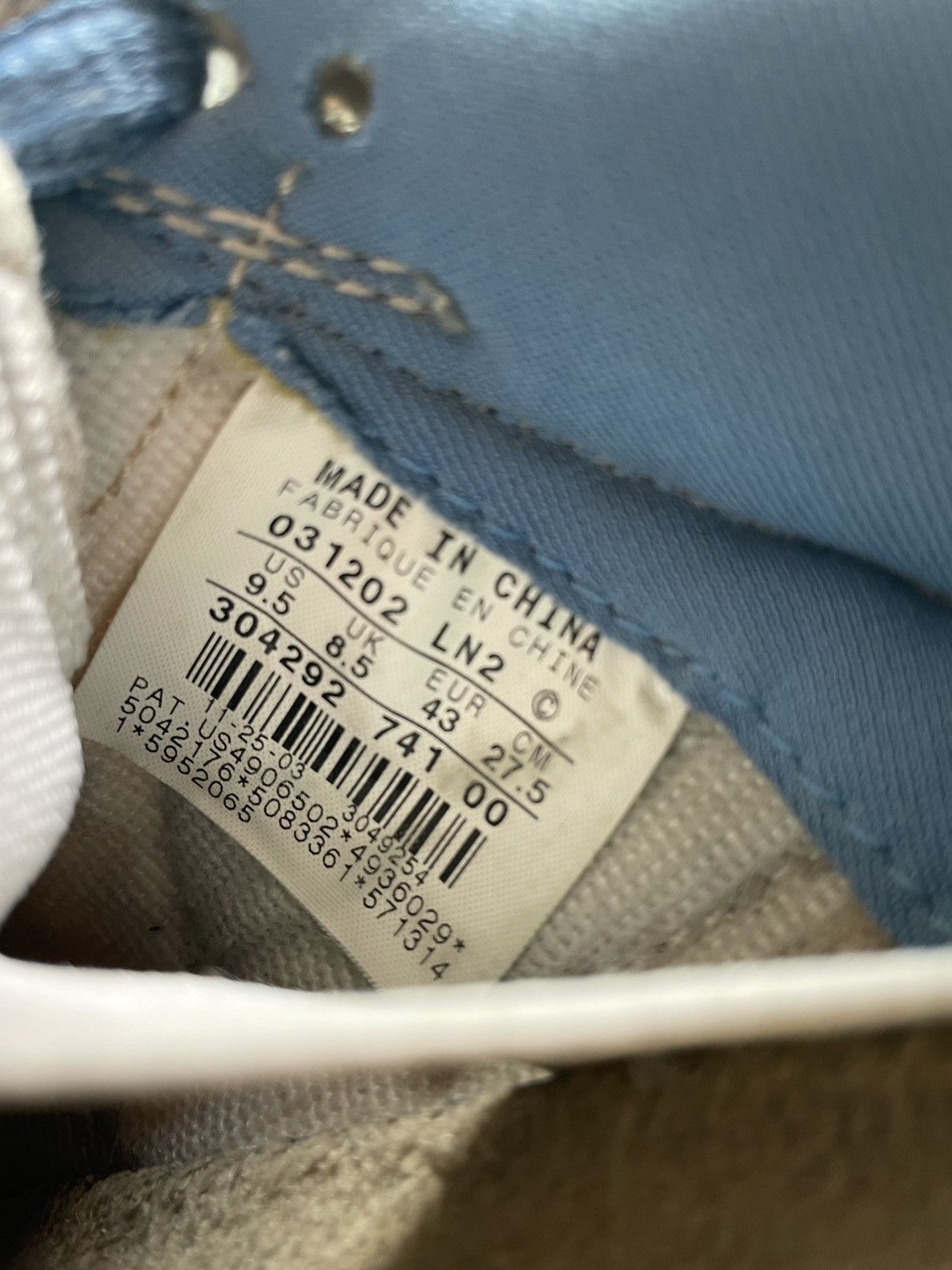 Nike Blue Hemp Dunk 2004 Size US 9.5 / EU 42-43 - 8 Thumbnail