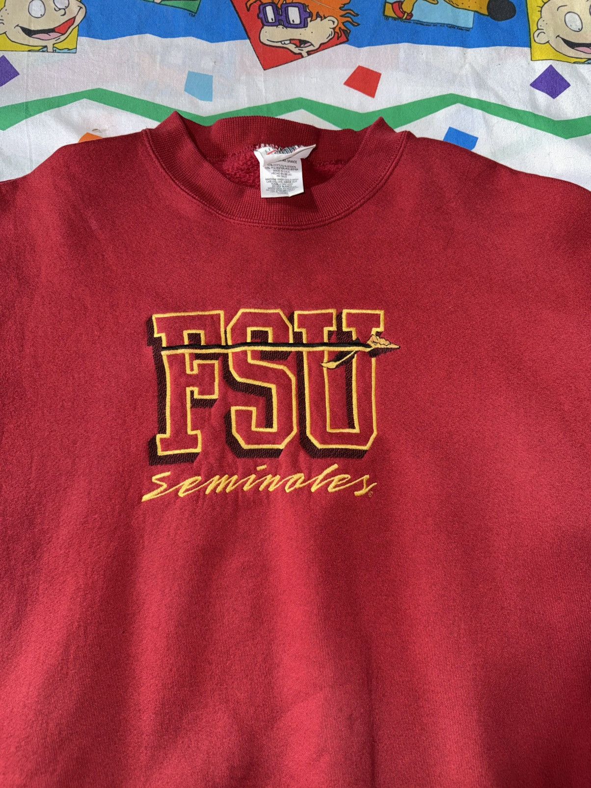 Other Vintage 90s FSU Florida Embroidered Crewneck Sweatshirt Size US XL / EU 56 / 4 - 1 Thumbnail